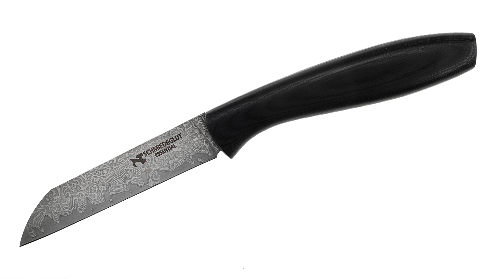 Kleines Küchenmesser Set Kontraststark geätzt G10