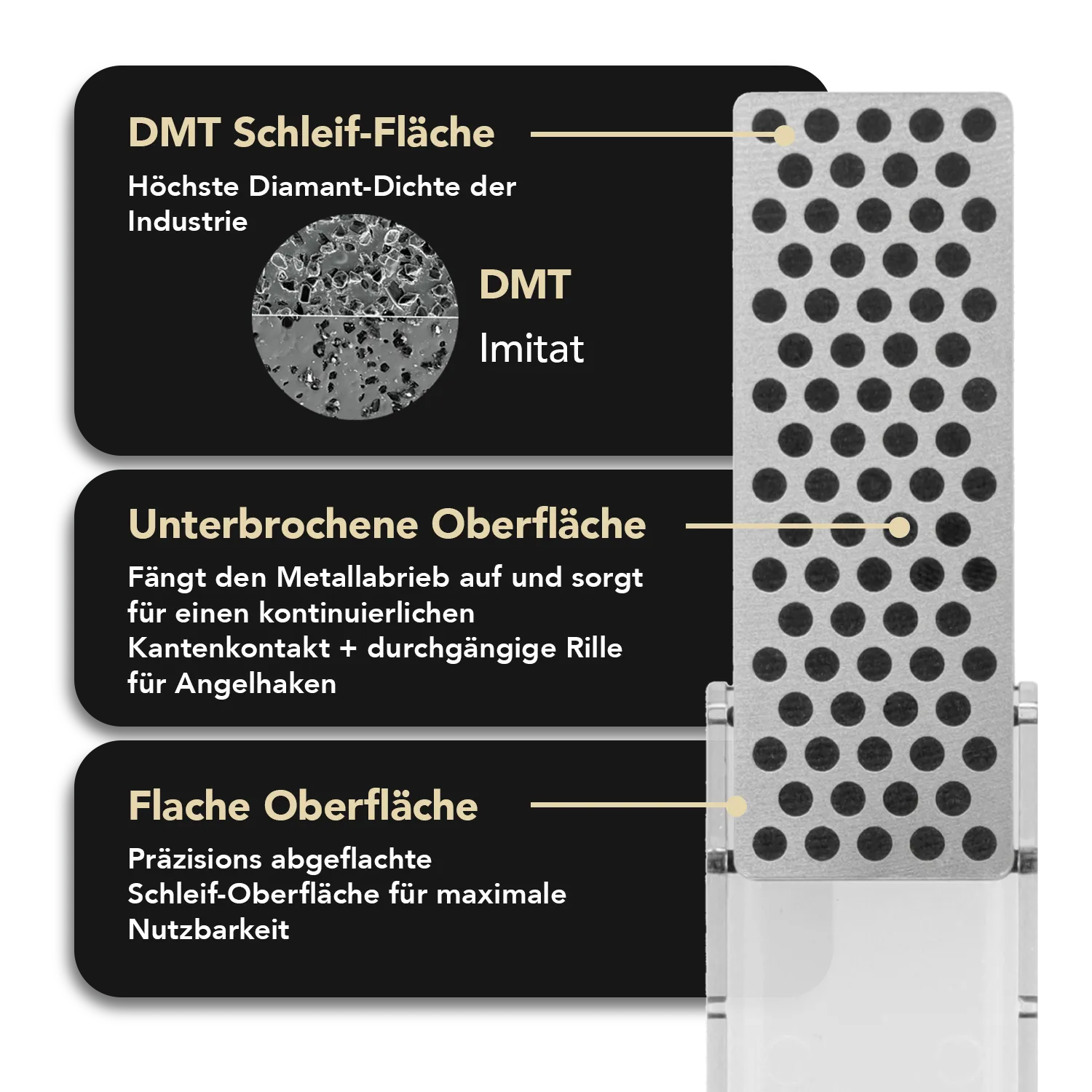 Diamond Whetstone™ Mini-Sharp® Diamant Taschenschleifstein Extragrob, F70X