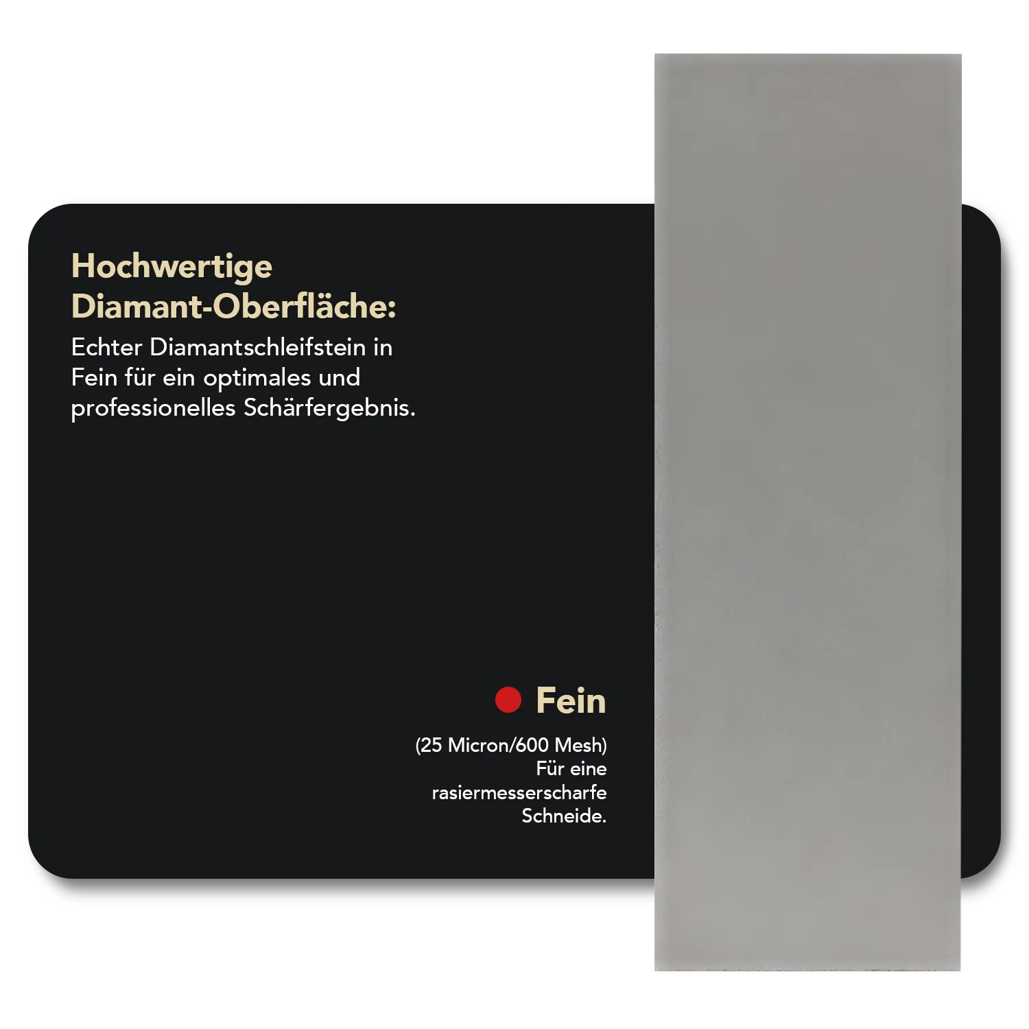 Dia-Sharp® Diamant Schleifstein 6" Fein, D6F