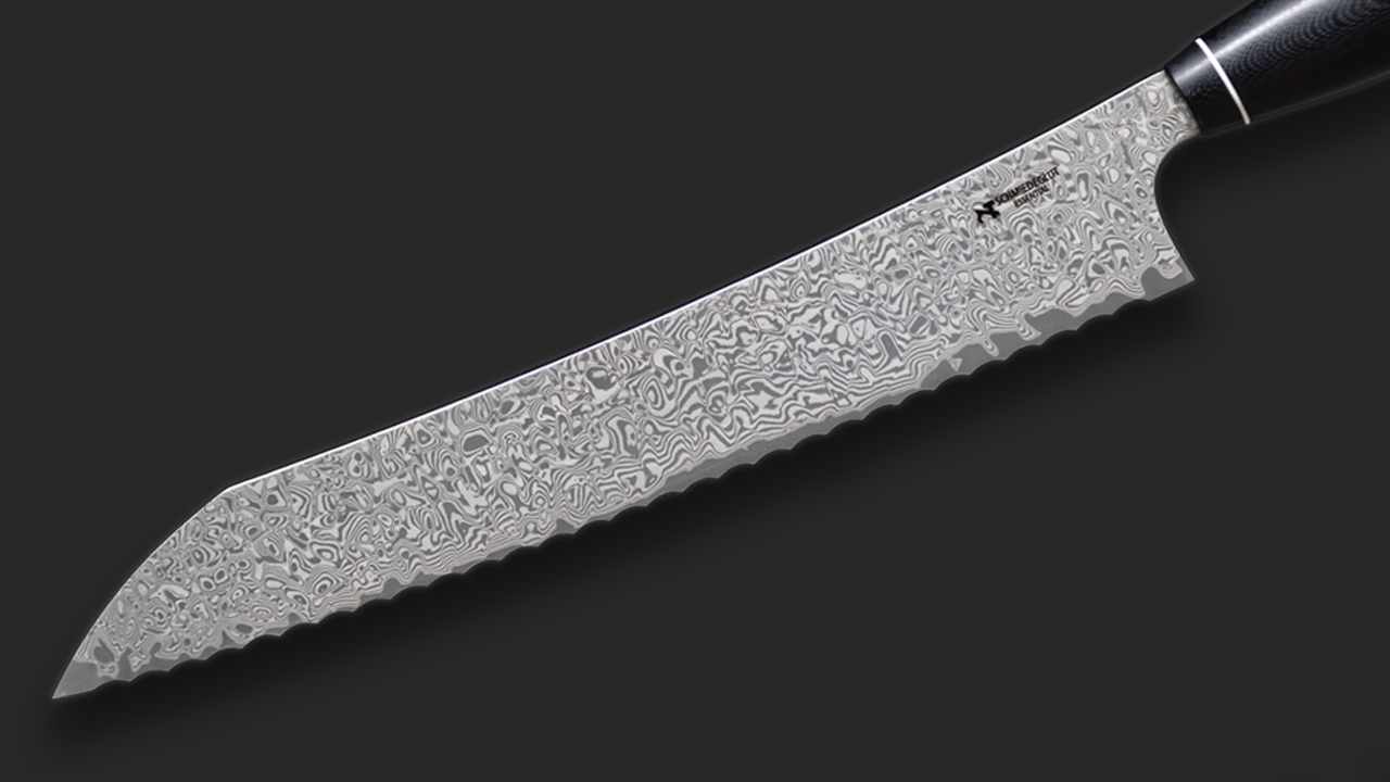 Konfigurator Brotmesser Essential Kontraststark geätzt G10 schwarz