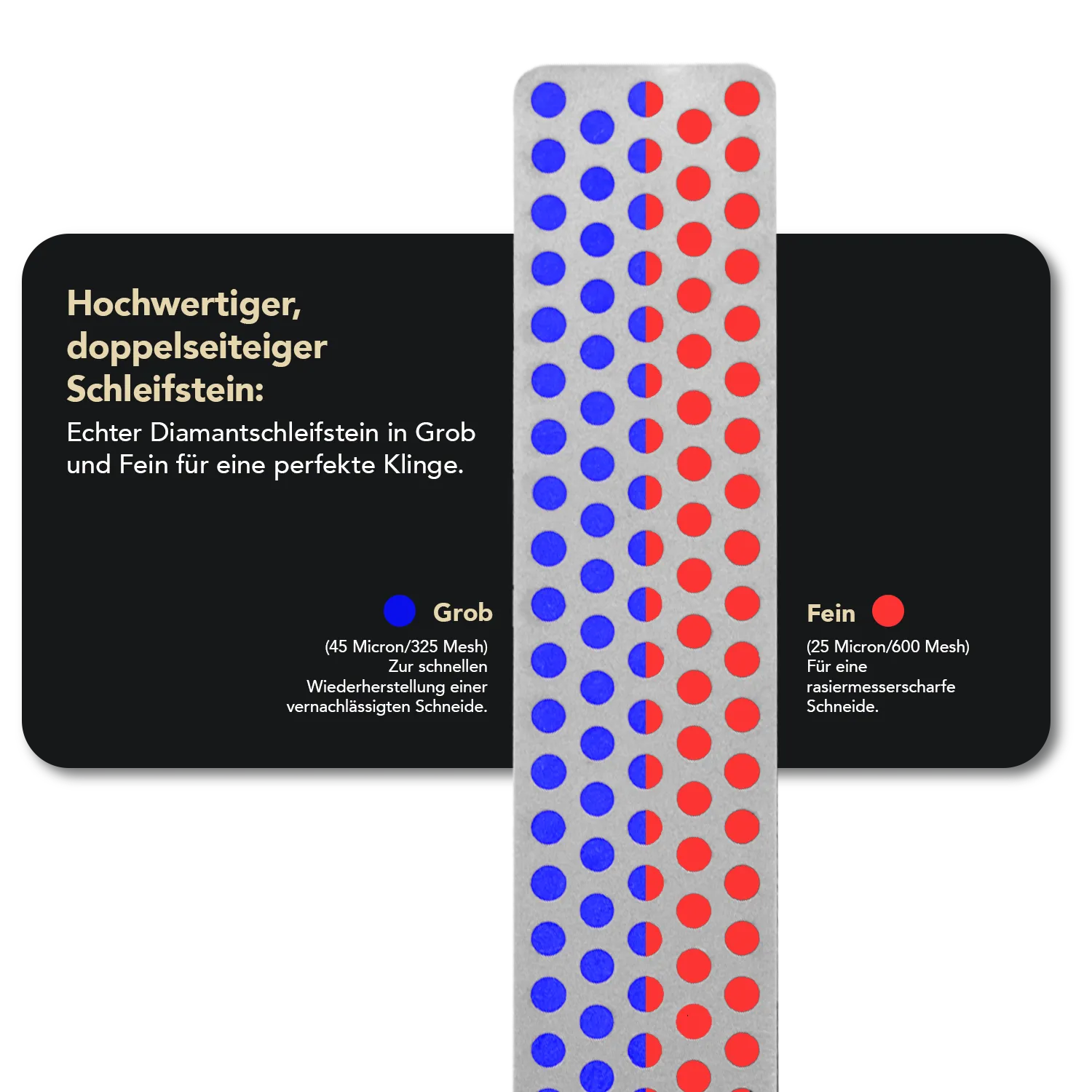 Diafold® Diamant Taschenschleifstein Grob / Fein, FWFC
