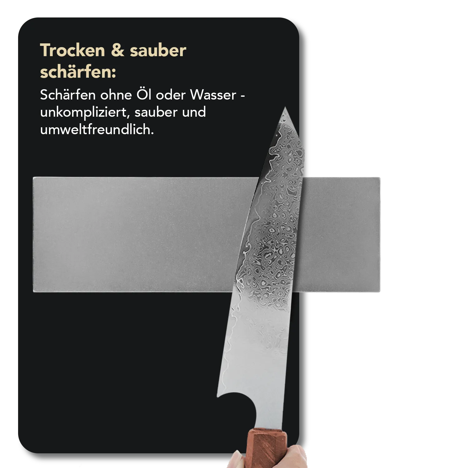 Dia-Sharp® Diamant Schleifstein 6" Extrafein, D6E Dia-Sharp® Diamant Schleifstein 6" Extrafein, D6E