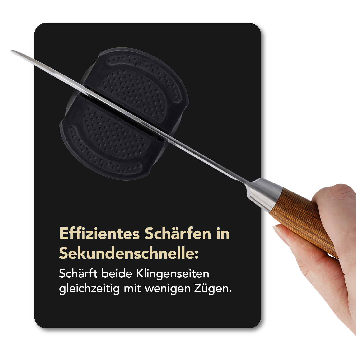 Simple Sharp Schwarz Spar-Angebot Grob, Fein & Extrafein