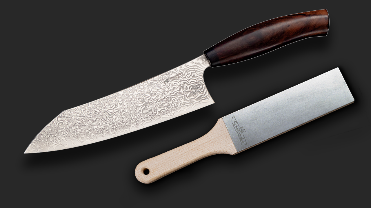 Santoku Essential + Diamantleder Essential