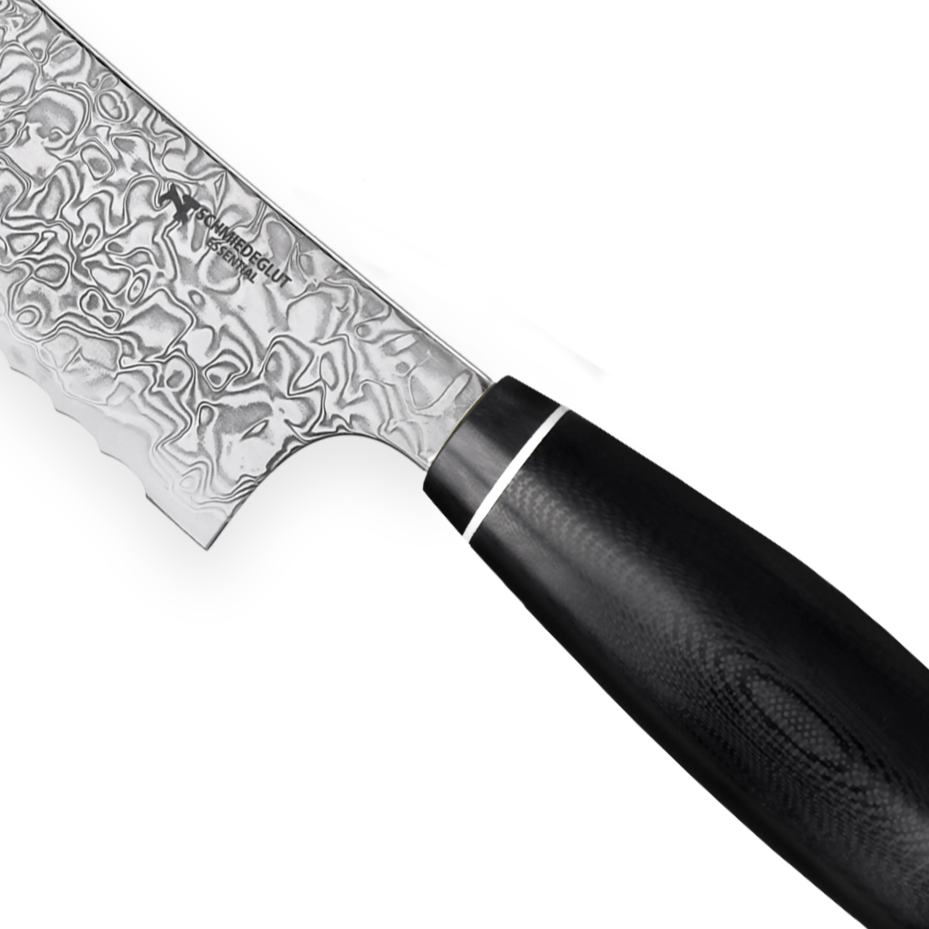 Konfigurator Brotmesser Essential Kontraststark geätzt G10 schwarz