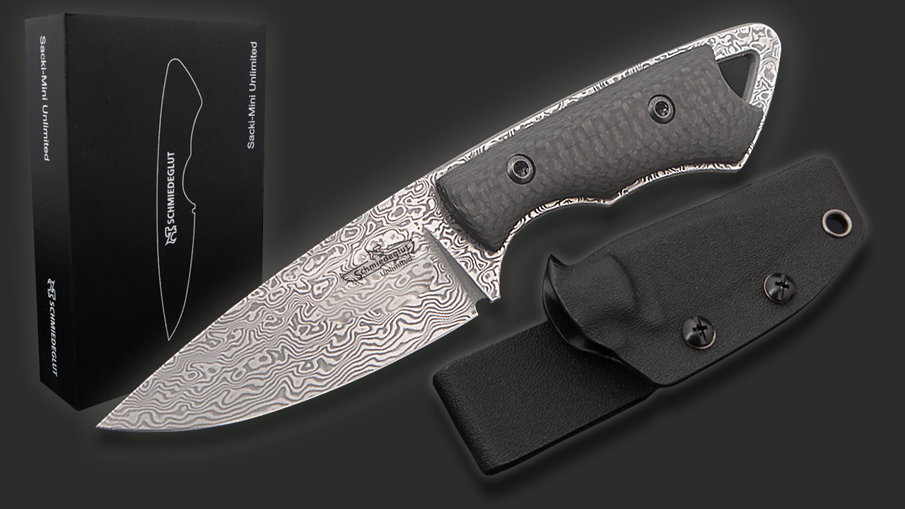 Sacki-Mini Unlimited, Damast, Carbon