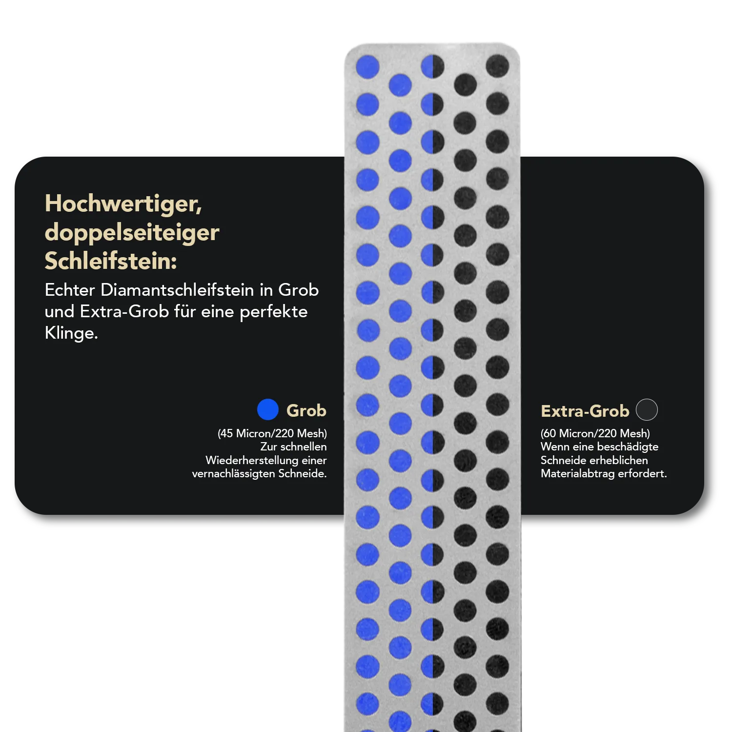 Diafold® Diamant Taschenschleifstein Extragrob / Grob, FWCX
