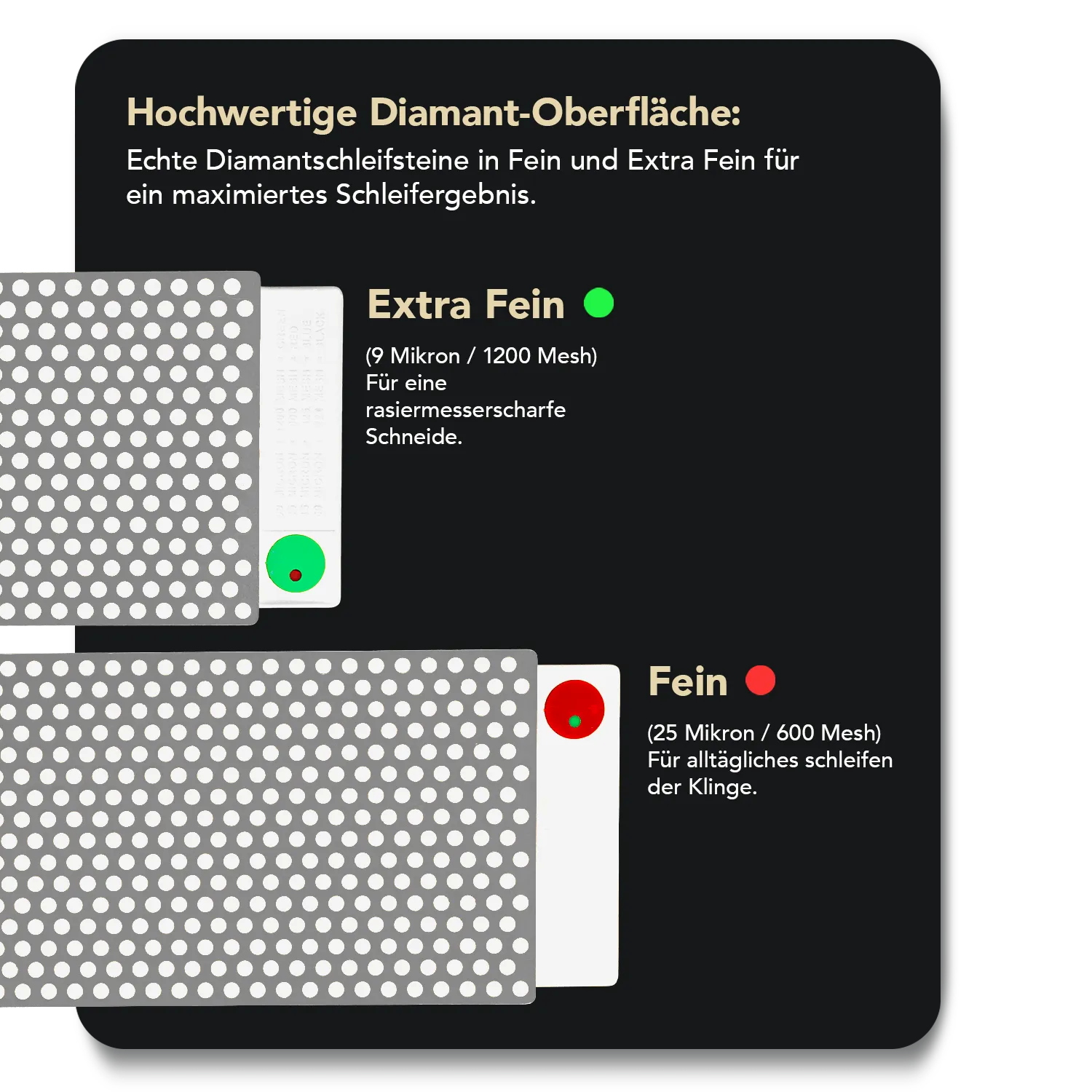 DMT Diafold® FWMEF-H, 24,1 x 12,7 x 8,3 cm, dubbelzijdig, met fijn/extra fijn hardcoat™-oppervlak, speciaal voor keramische messen, 1 stuks DMT Diafold® FWMEF-H, 24,1 x 12,7 x 8,3 cm, dubbelzijdig, met fijn/extra fijn hardcoat™-oppervlak, speciaal voor keramische messen, 1 stuks