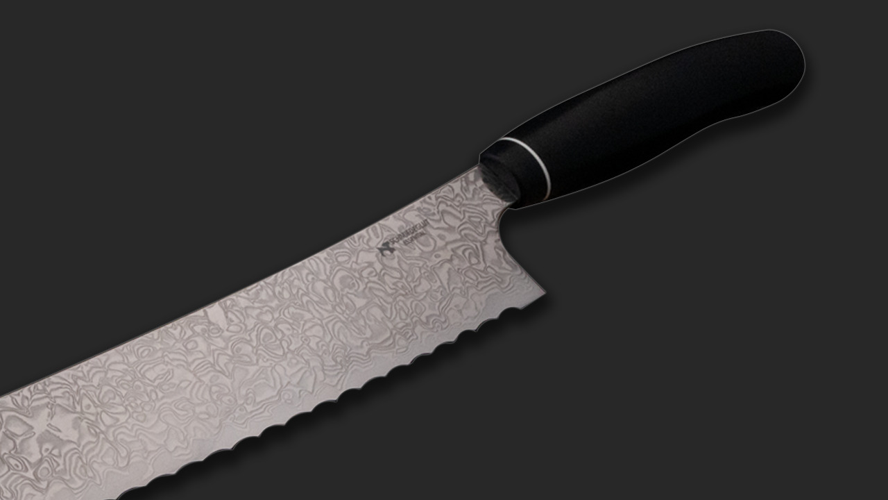 Konfigurator Brotmesser Essential Hochglanzpoliert G10 schwarz