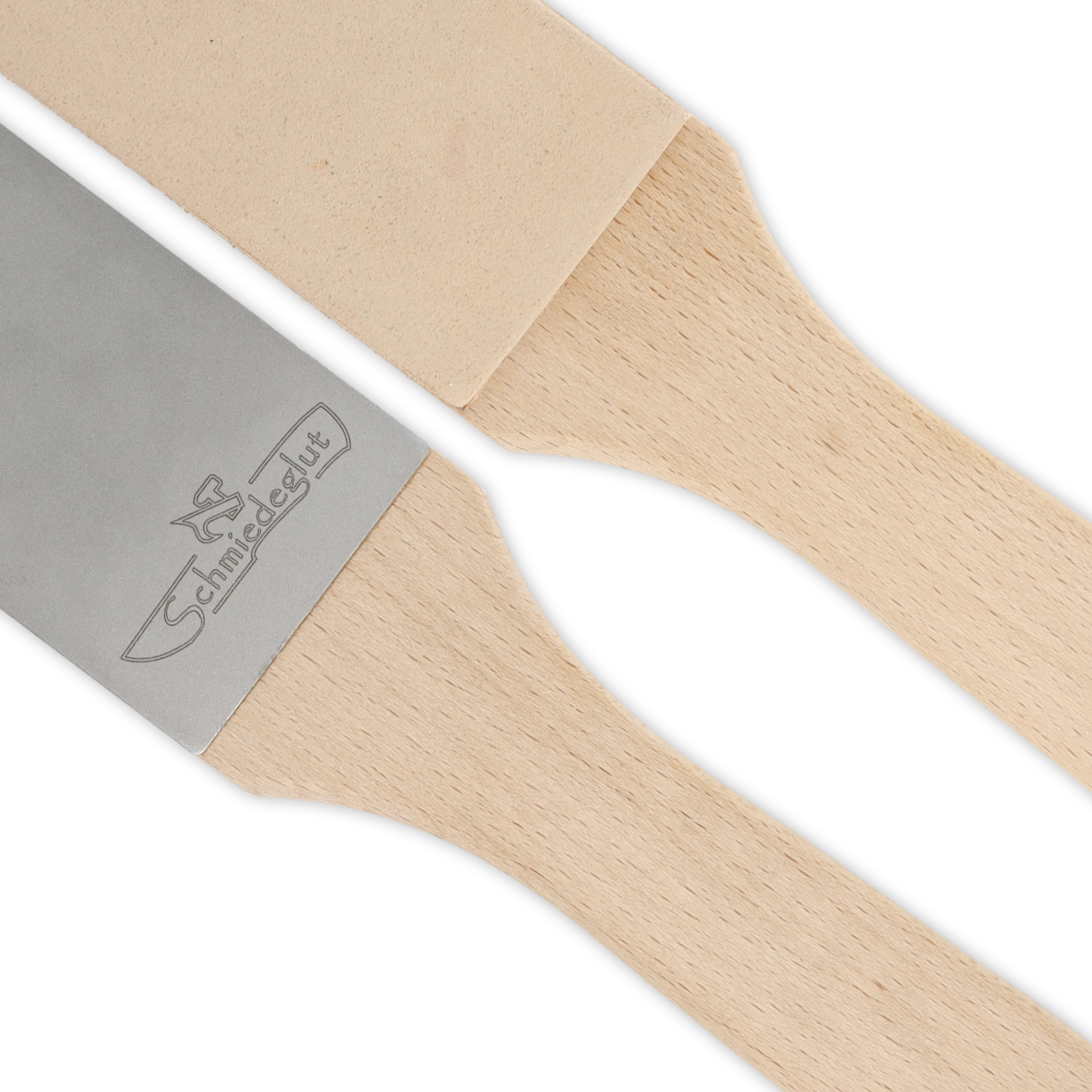 Großes Küchenmesser Set Wüsteneisenholz (poliert) mit Diamantleder Essential