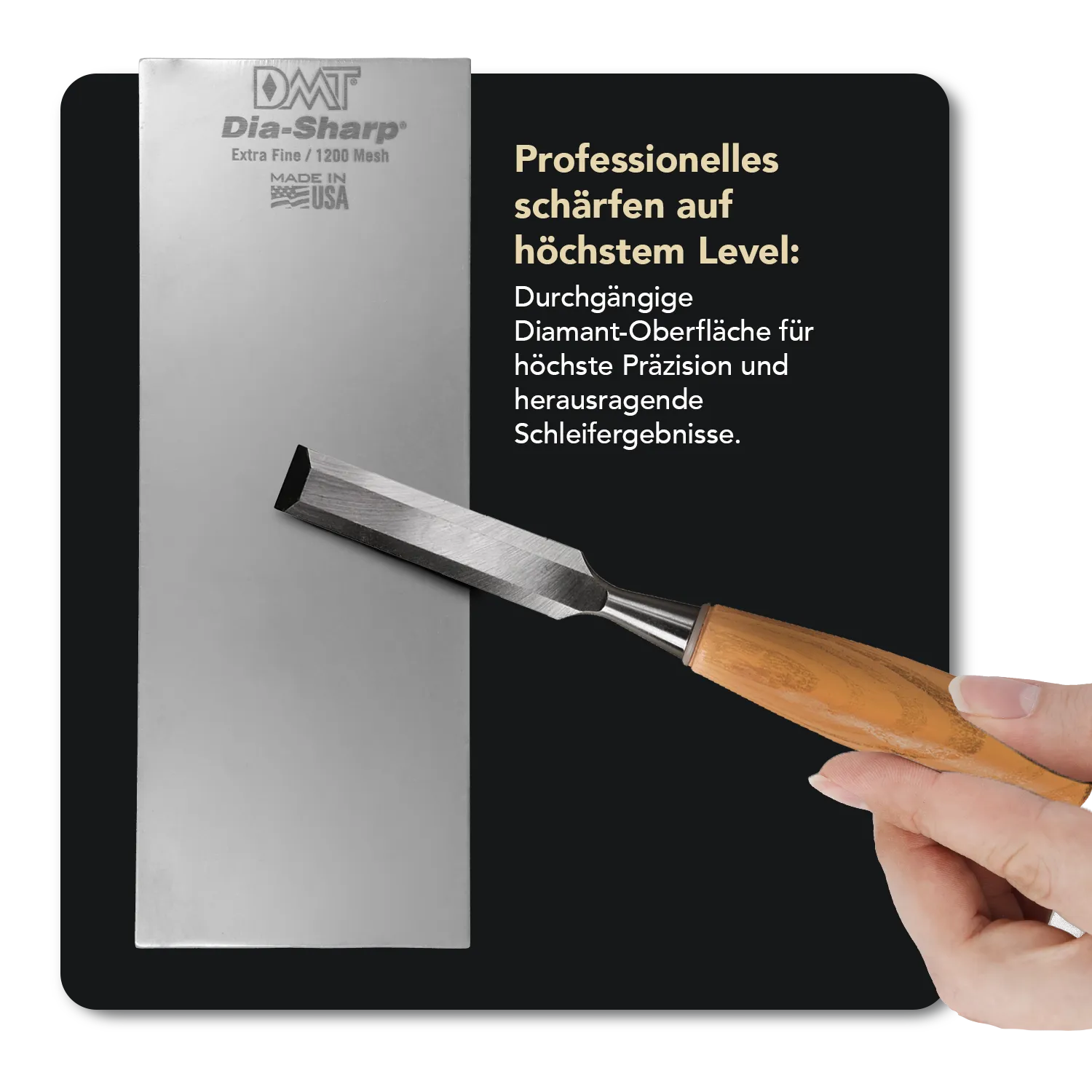 Dia-Sharp® Diamant Schleifstein 8" Extrafein, D8E