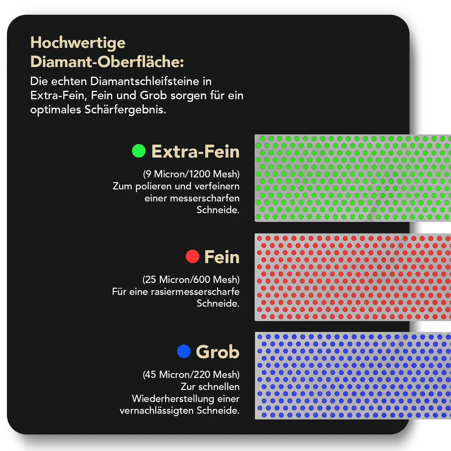 Diamond Whetstone™ Diamant Schleifstein in Holzbox 6" Grob / Fein / Extrafein, W6EFC Diamond Whetstone™ Diamant Schleifstein in Holzbox 6" Grob / Fein / Extrafein, W6EFC