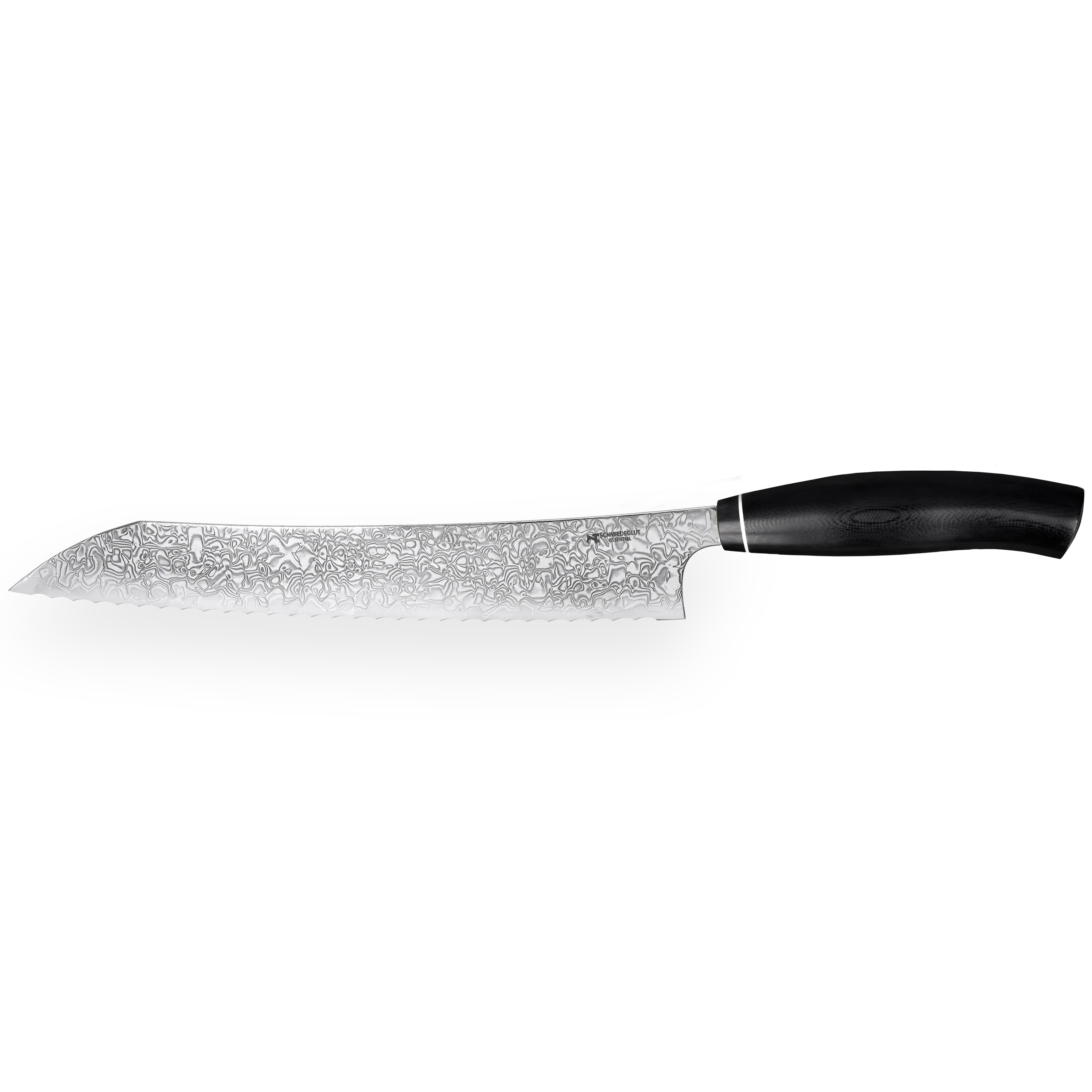 Konfigurator Brotmesser Essential Kontraststark geätzt G10 schwarz