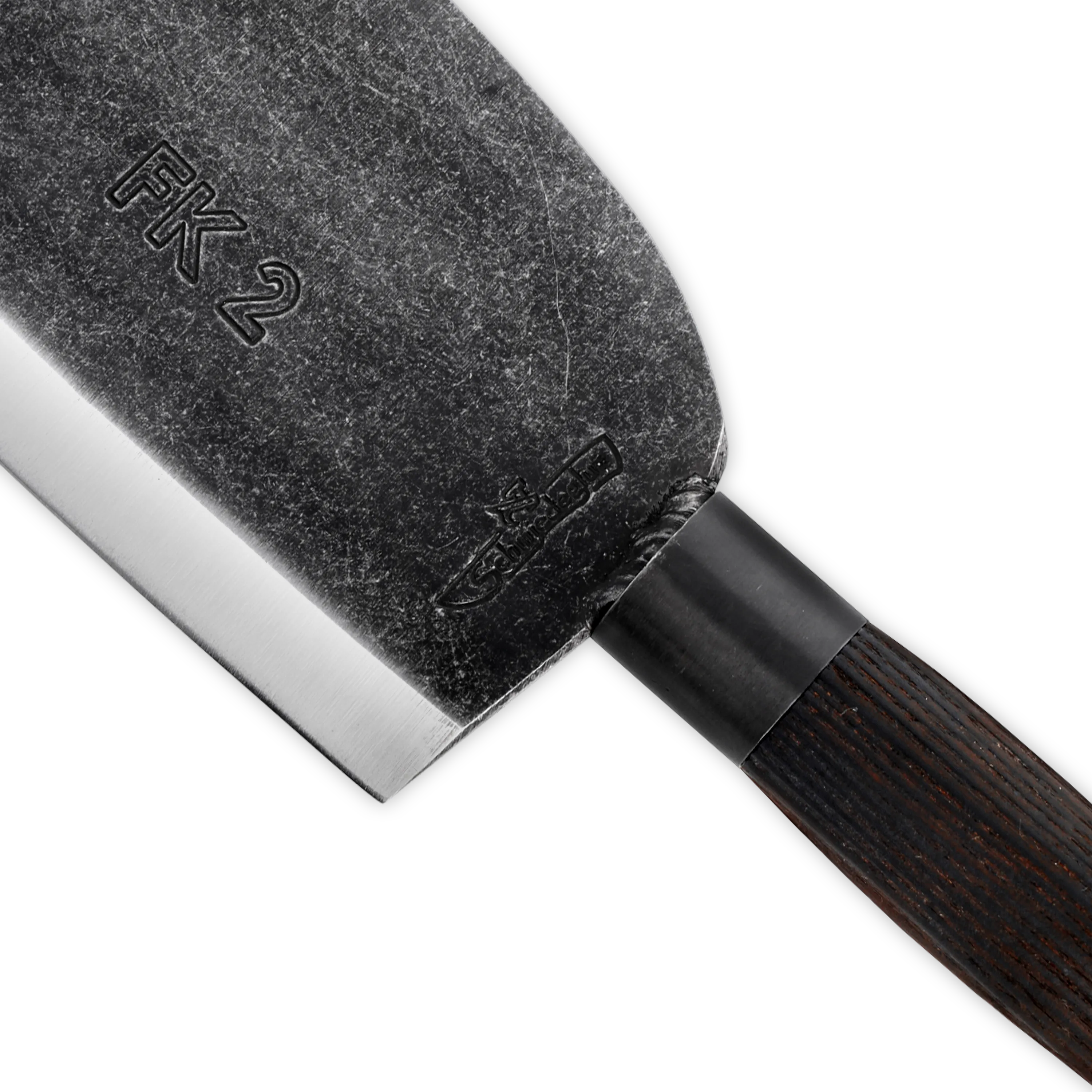 Fire Kitchen-Messer - FK 2 Essential (flambierte Esche) + Feuerstahl