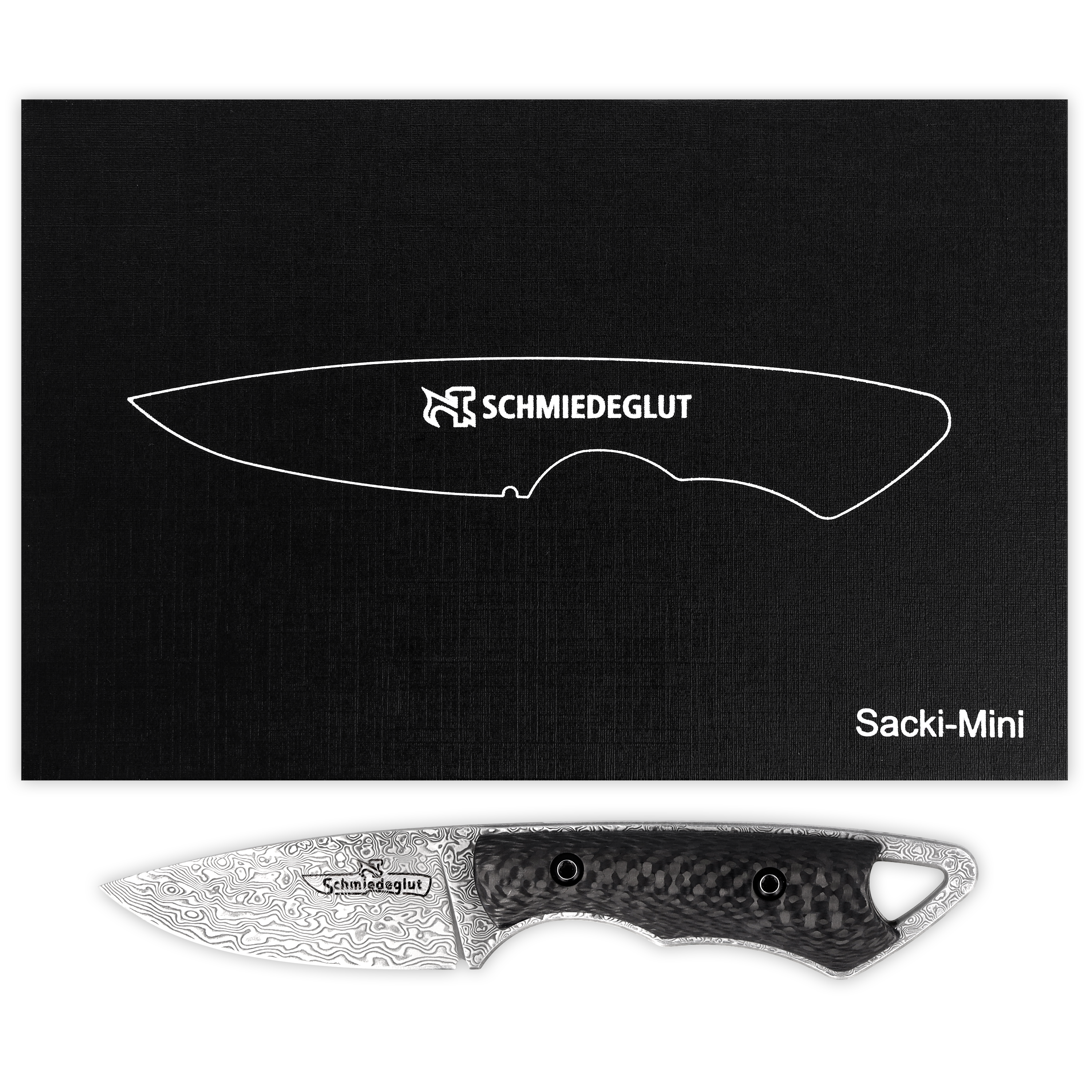 Sacki Mini Unlimited, Damast, Carbon