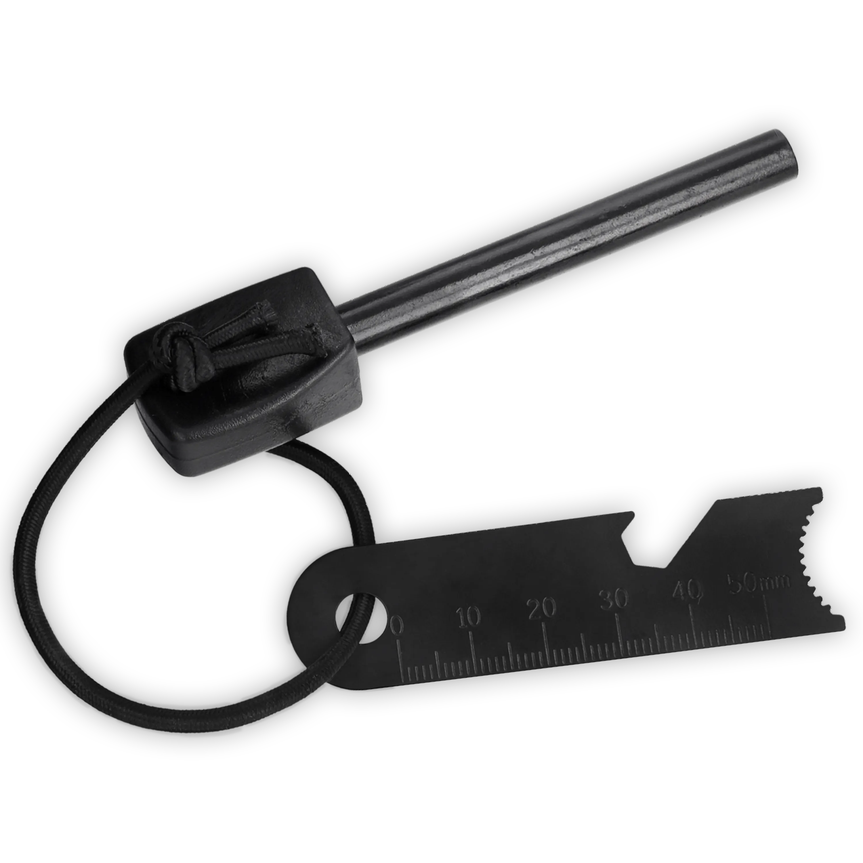 Fire Kitchen-Messer - FK 2 Essential (flambierte Esche) + Feuerstahl