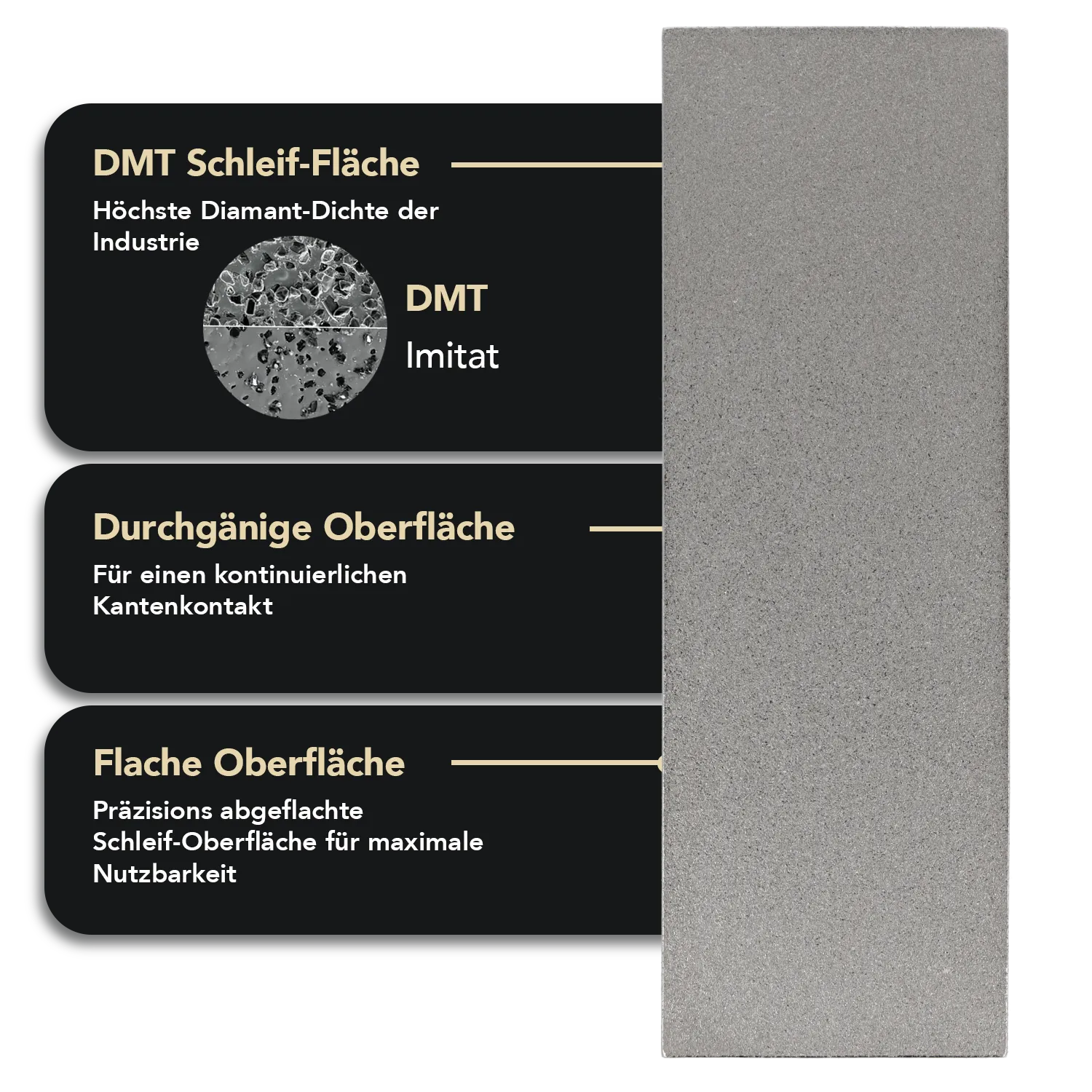 Dia-Sharp® Diamant Schleifstein 6" Extragrob / Grob, D6CX