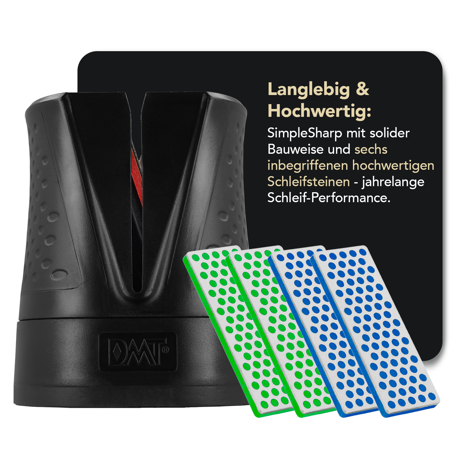 Simple Sharp Schwarz Spar-Angebot Grob, Fein & Extrafein