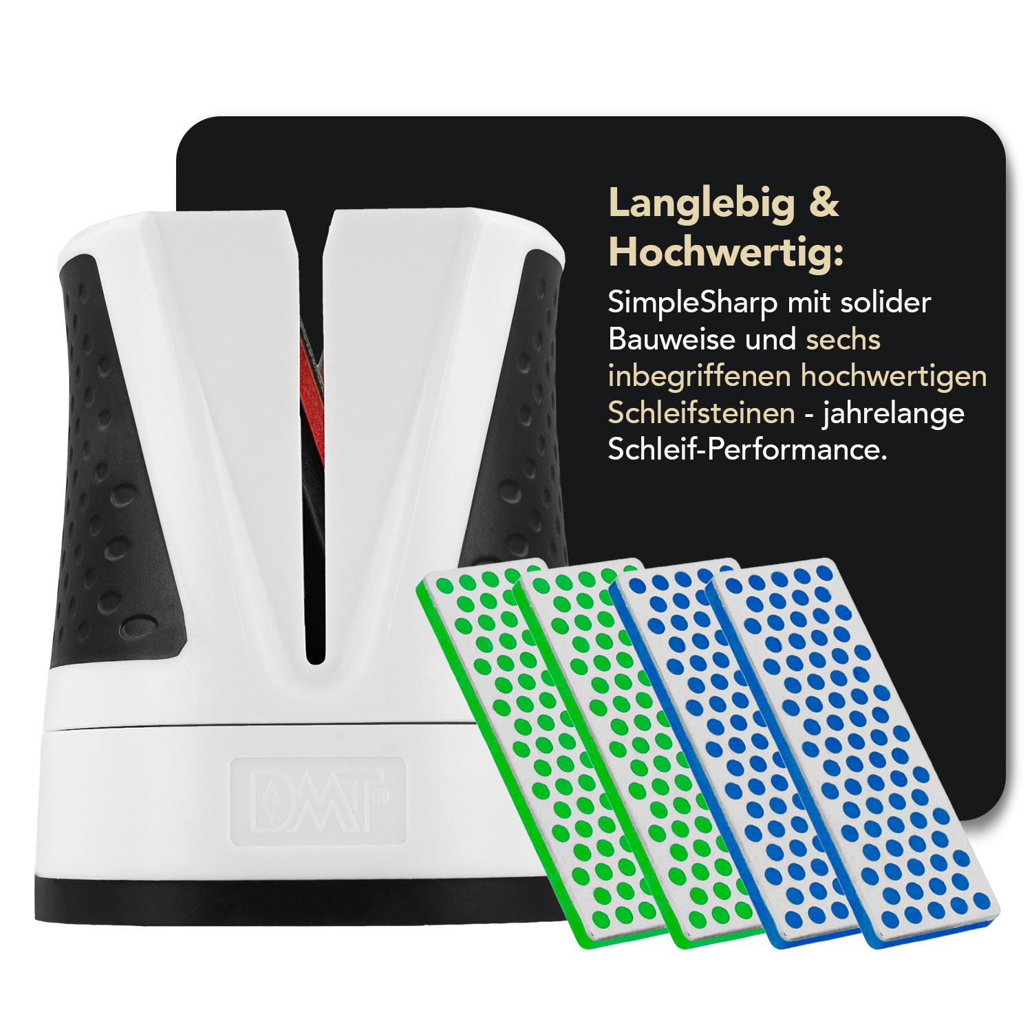 Simple Sharp Weiss Spar-Angebot Grob, Fein & Extrafein