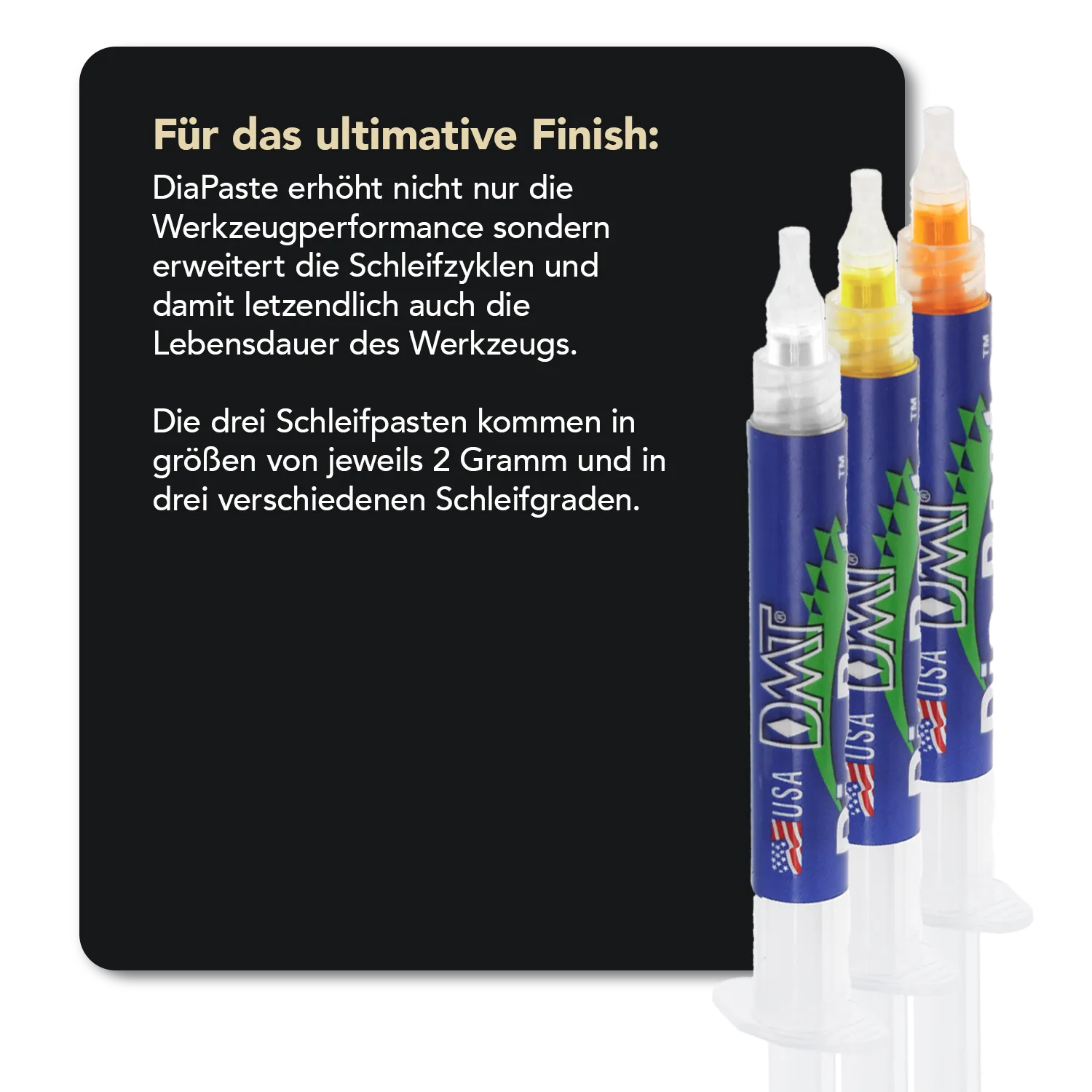 Dia-Paste™ Diamantschleifpaste 3er Set, DPK