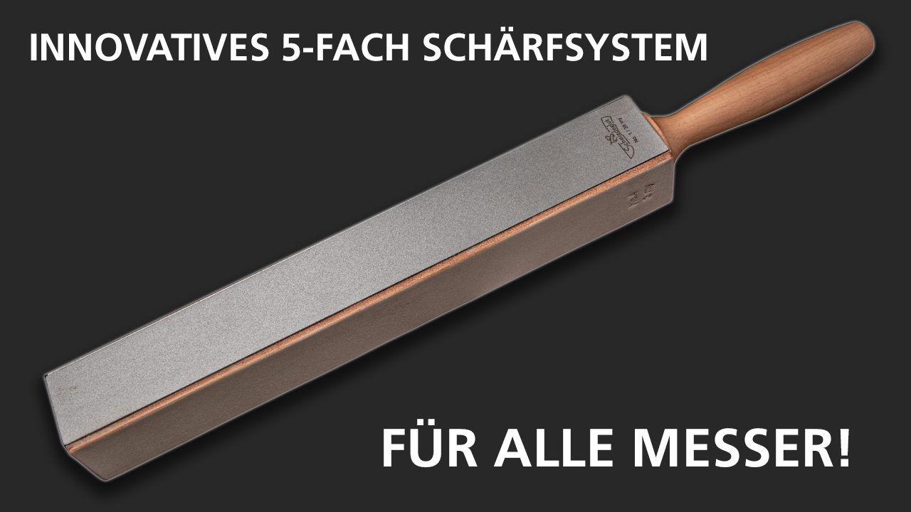 Schmiedeglut Diamantleder Unlimited Messer 5 in 1 Schärfsystem