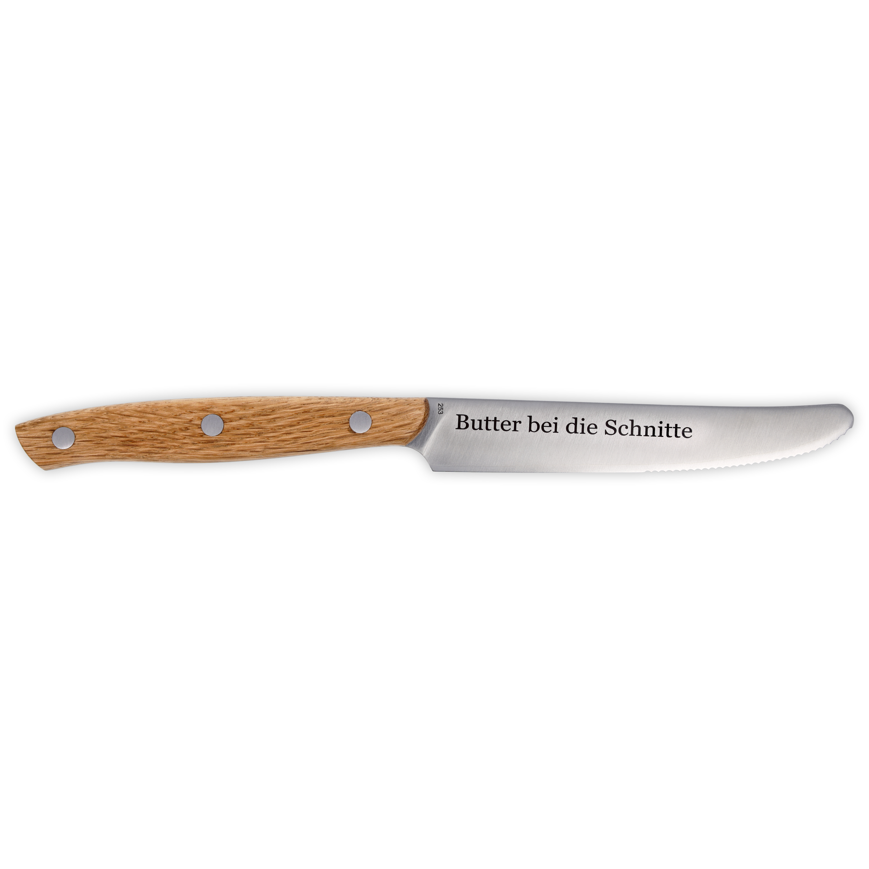 Brotzeitmesser mit Gravur
