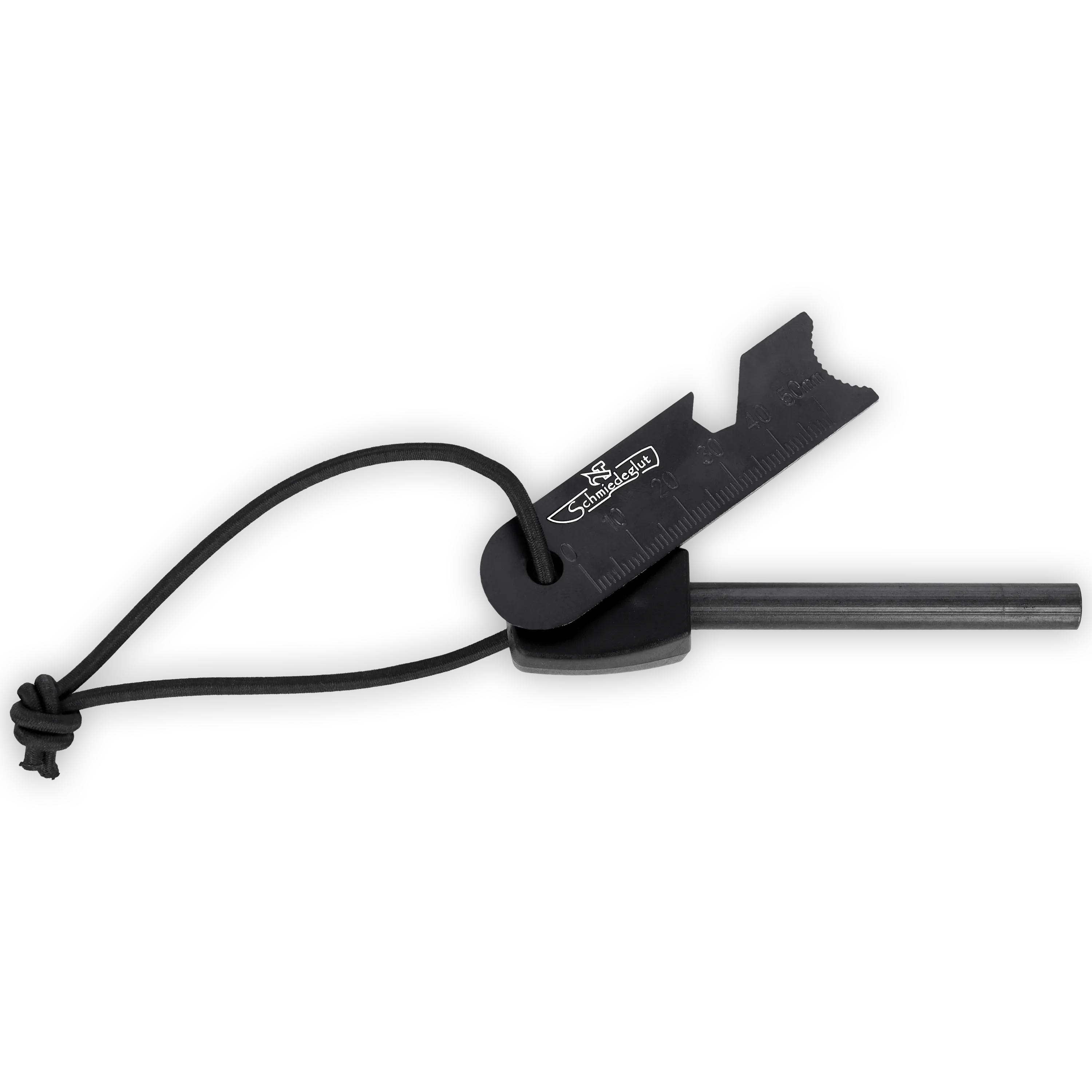 Fire Kitchen-Messer - FK 2 Essential (flambierte Esche) + Feuerstahl