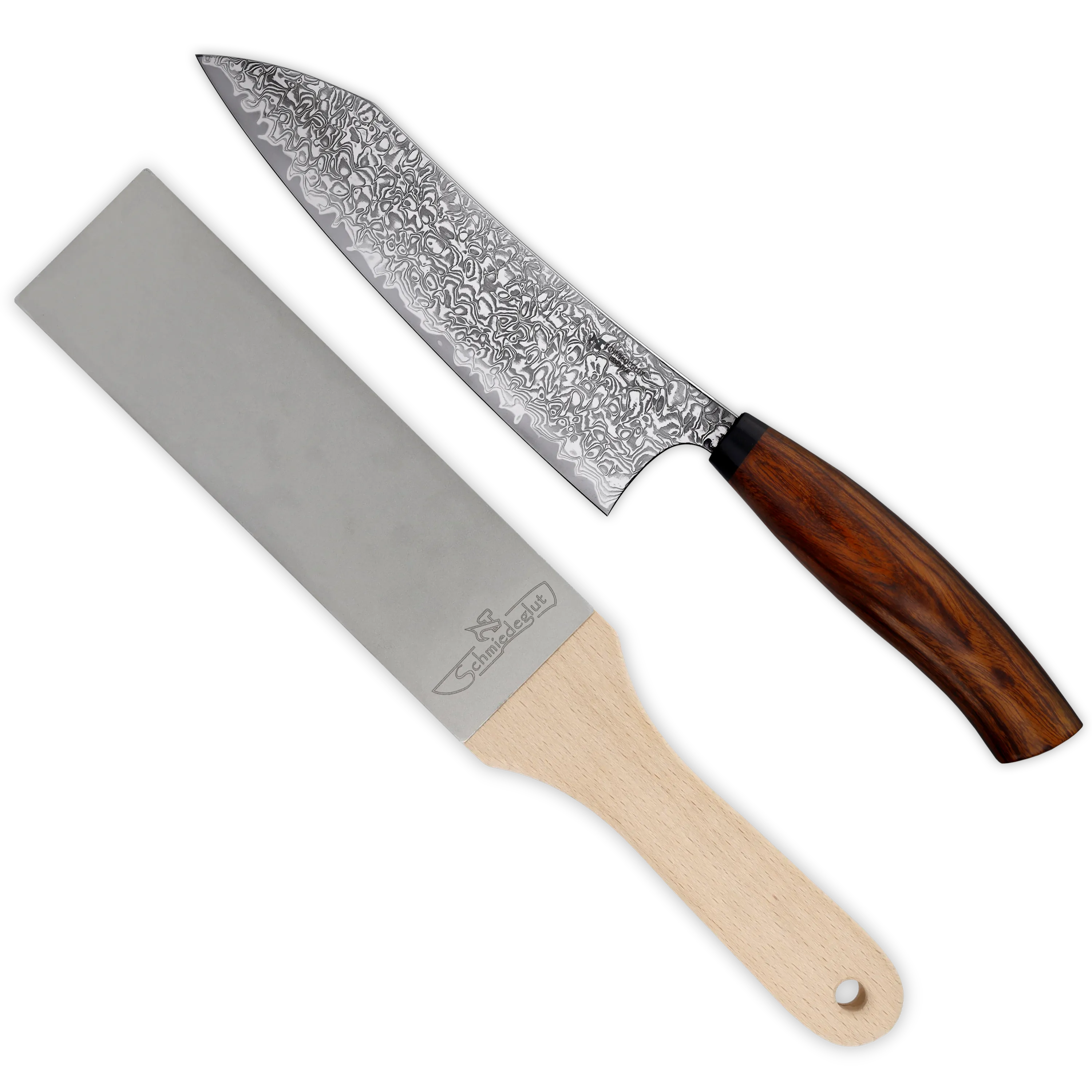 Santoku Essential + Diamantleder Essential