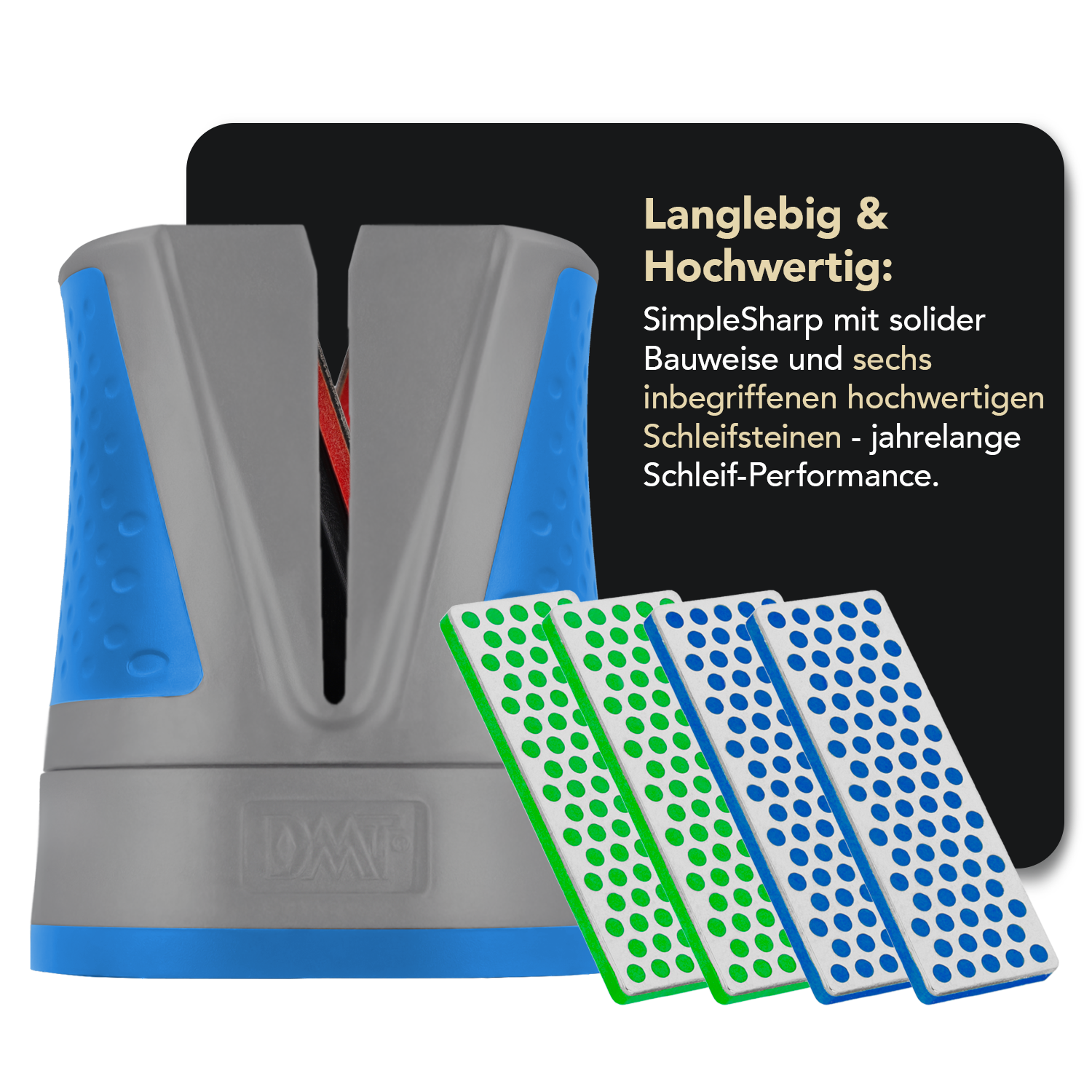 Simple Sharp Blau Spar-Angebot Grob, Fein & Extrafein