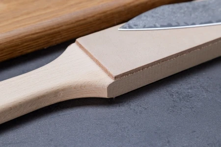 Schmiedeglut Diamantleder Lederseite