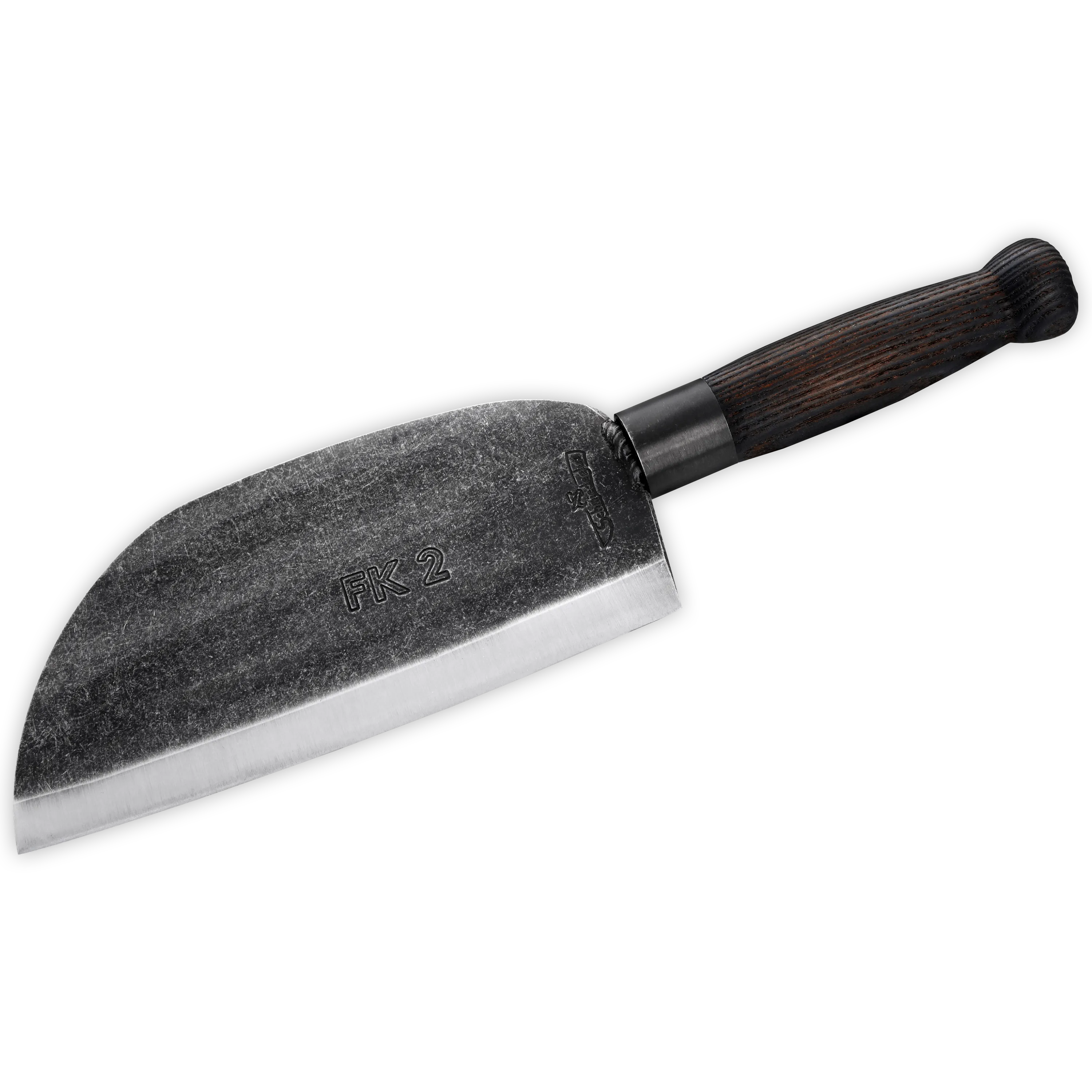 Fire Kitchen-Messer - FK 2 Essential (flambierte Esche) + Feuerstahl