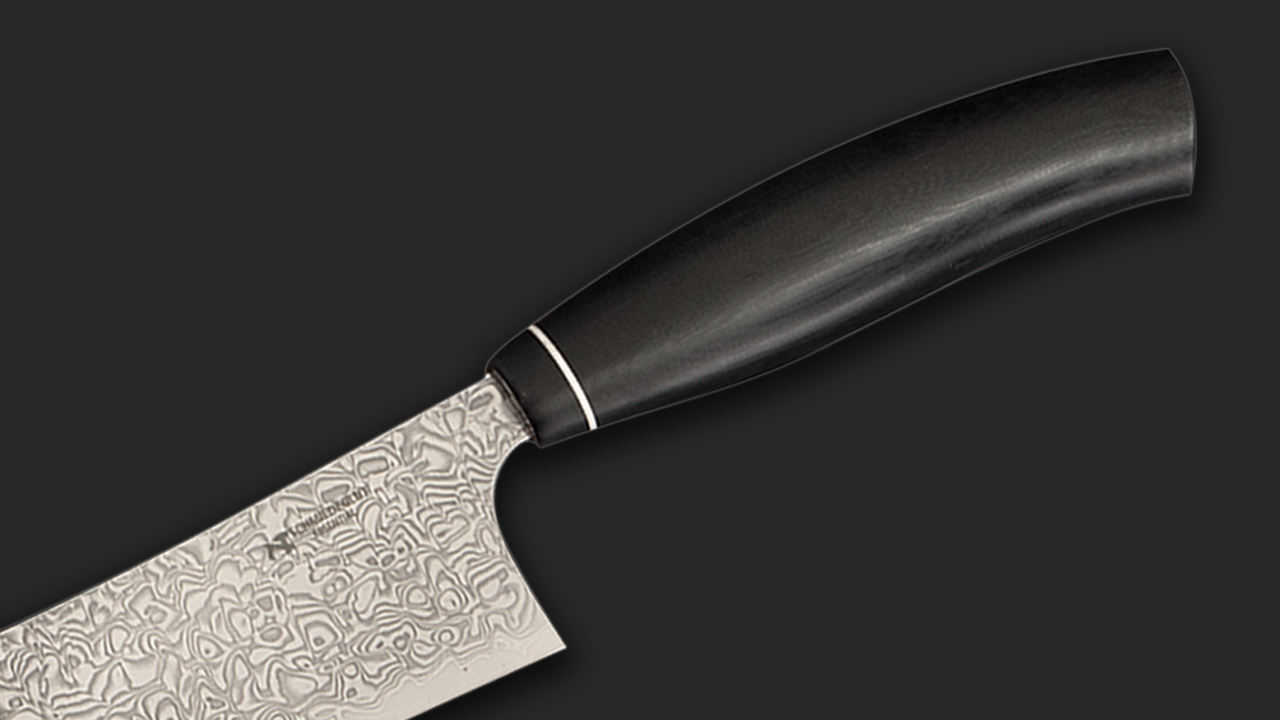 Santoku Essential Hochglanzpoliert G10 + Diamantleder Essential