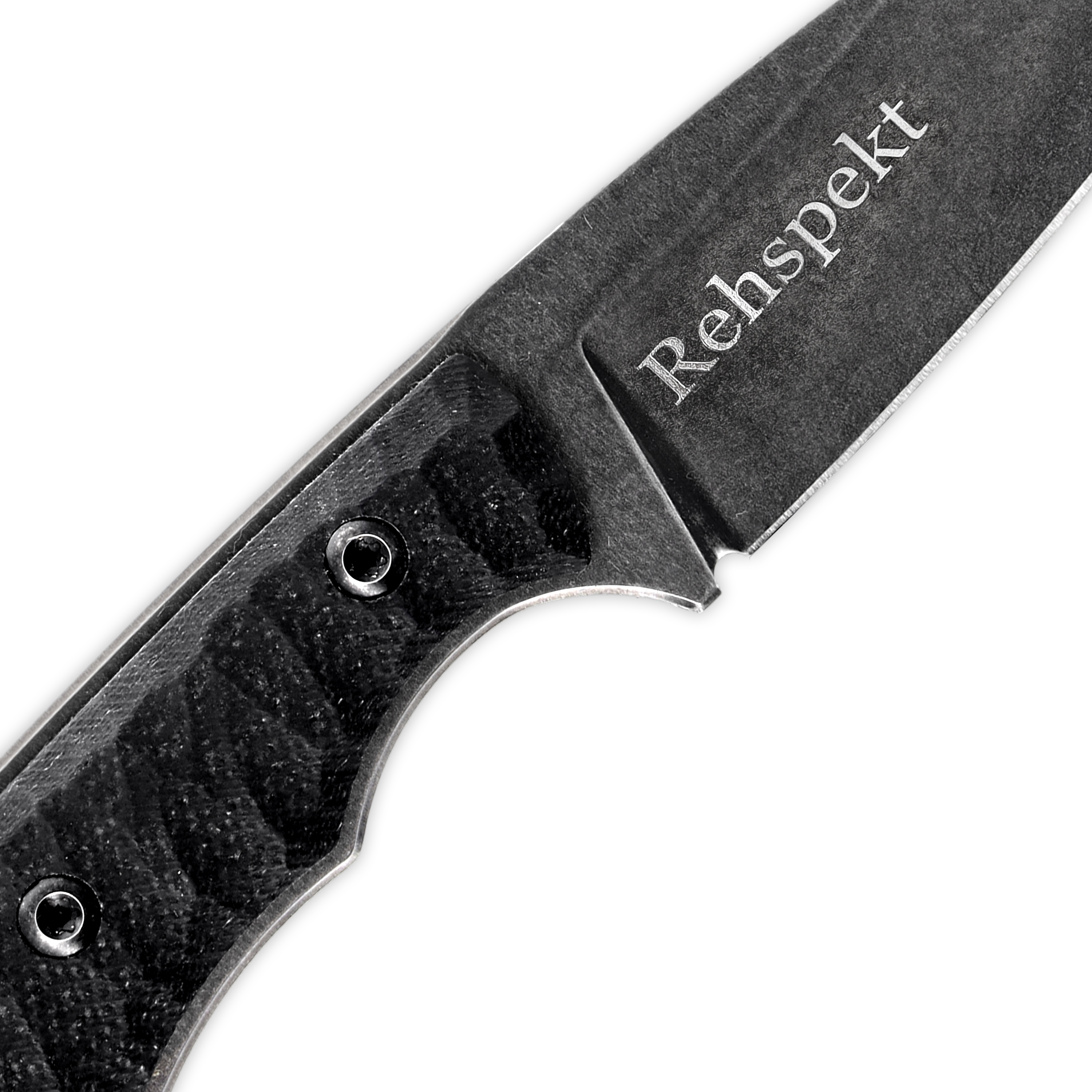 Sacki Mini Essential, D2, Schwarz, Rockfinish mit Gravur