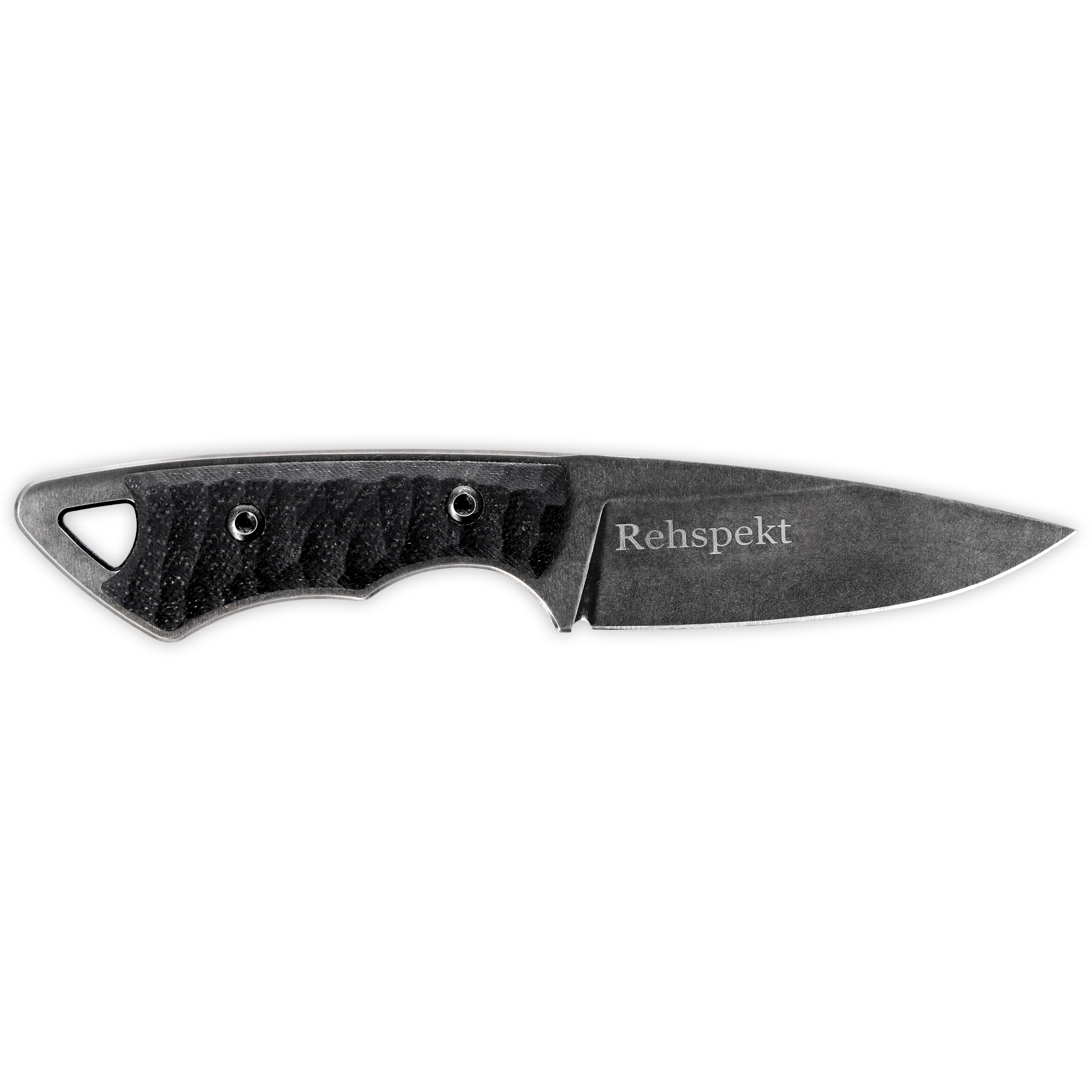 Sacki Mini Essential, D2, Schwarz, Rockfinish mit Gravur