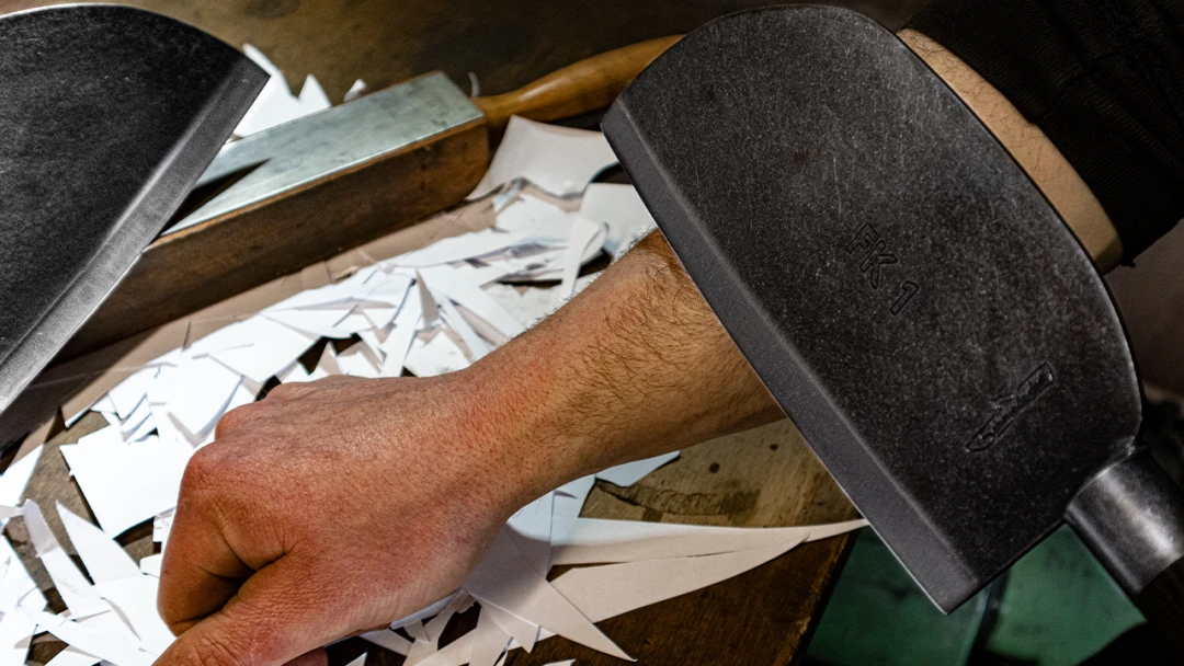 Messer rasiert Armhaare