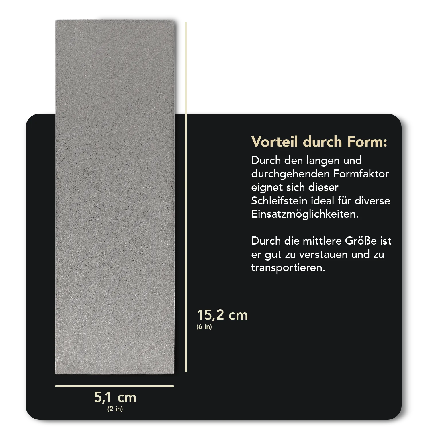 Dia-Sharp® Diamant Schleifstein 6" Grob, D6C Diamant Sparset Essential