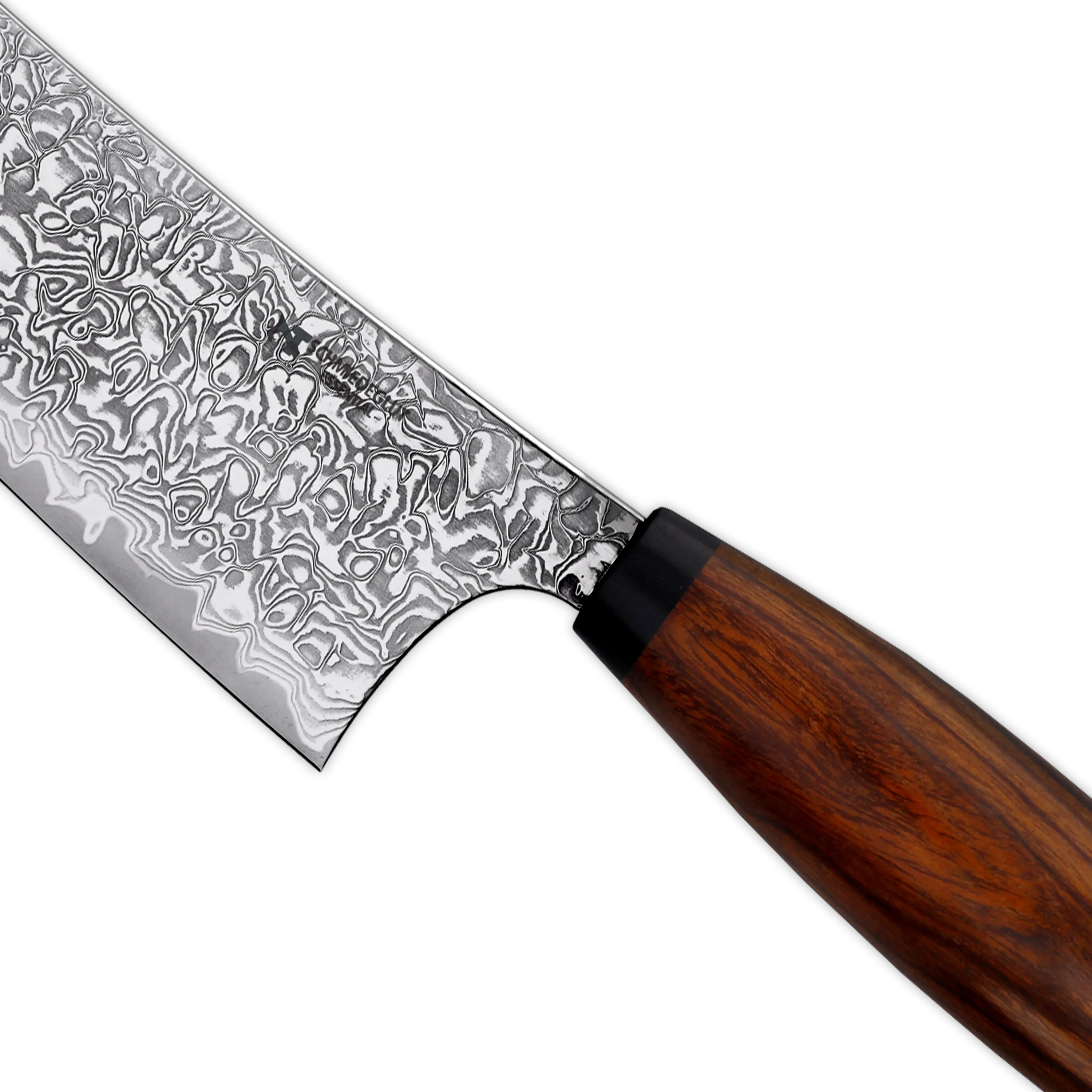 Großes Küchenmesser Set Wüsteneisenholz (poliert) mit Diamantleder Unlimited