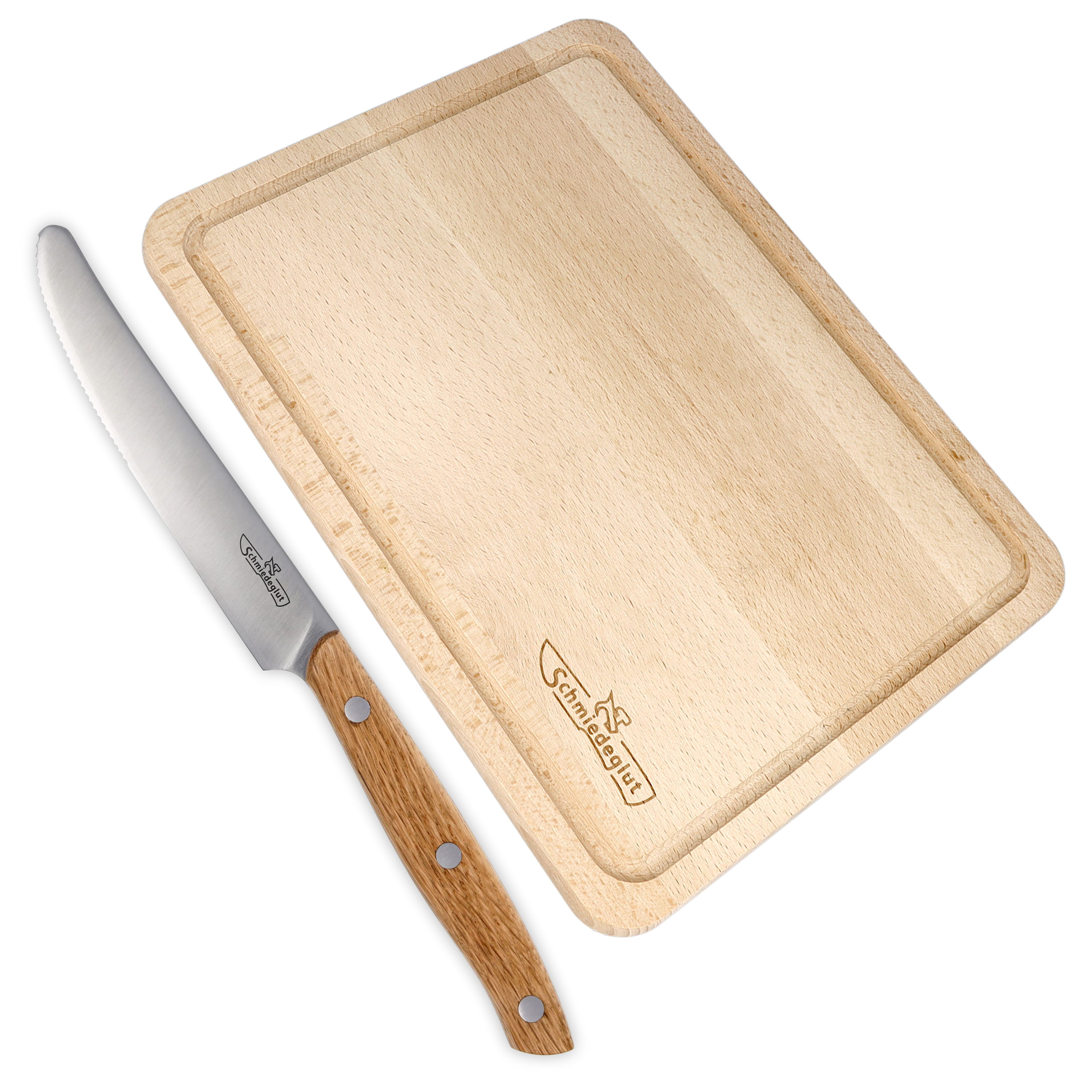 Brotzeitmesser + Schneidebrett