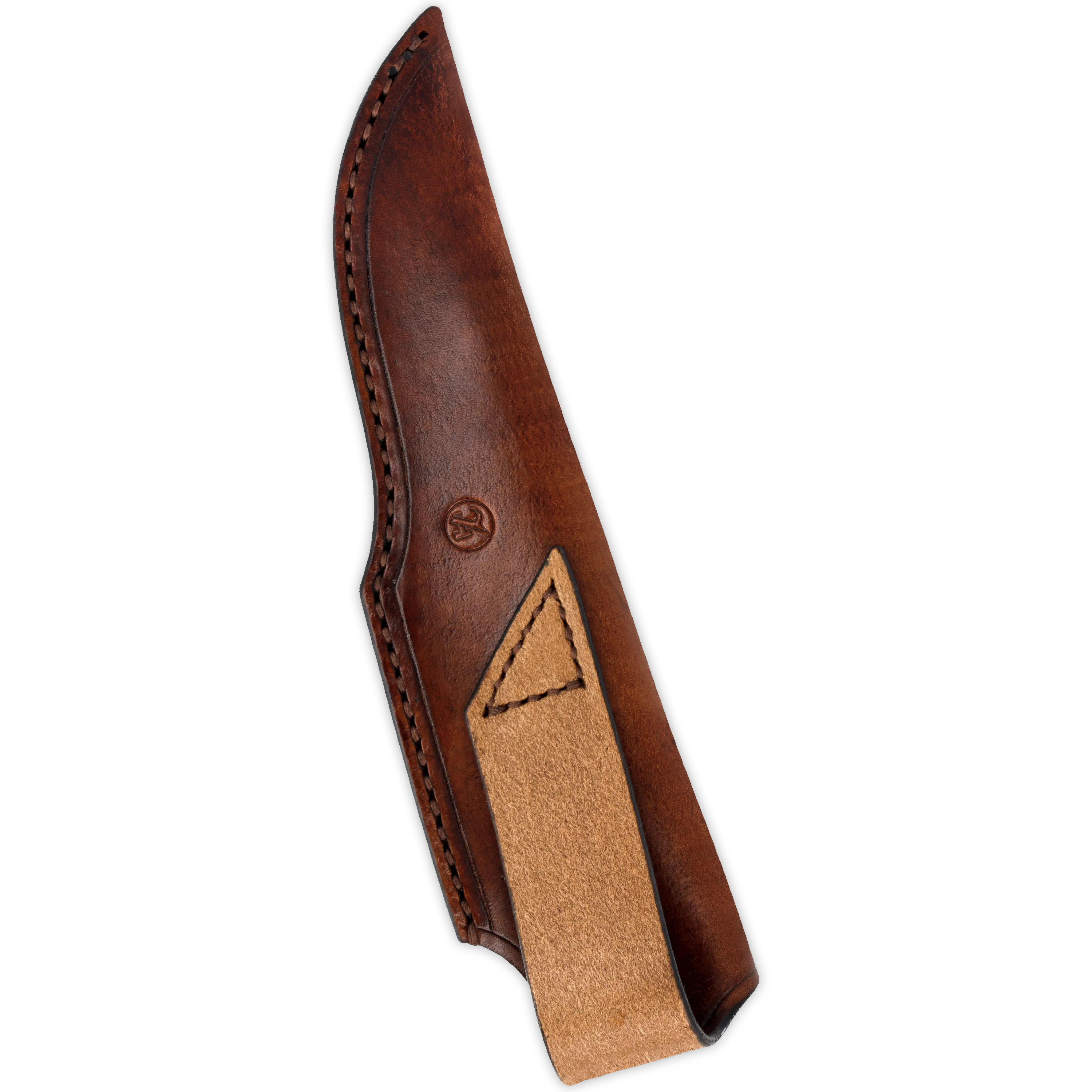 Schmiedeglut Lederscheide für X-Hunter Braun