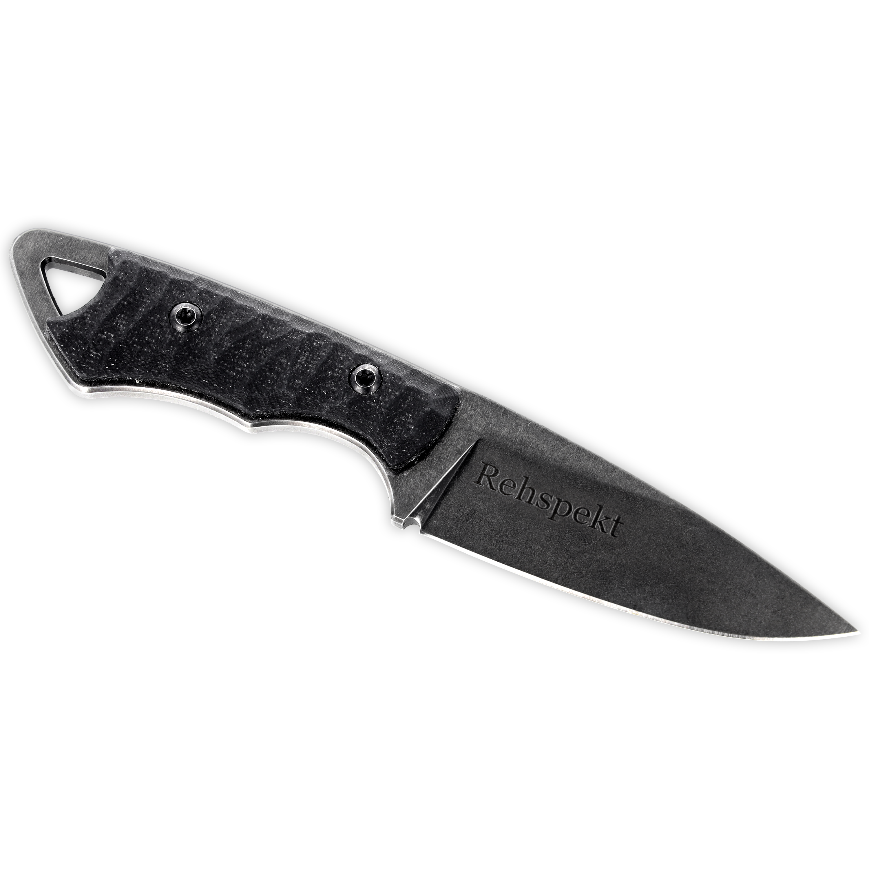 Sacki Mini Essential, D2, Schwarz, Rockfinish mit Gravur