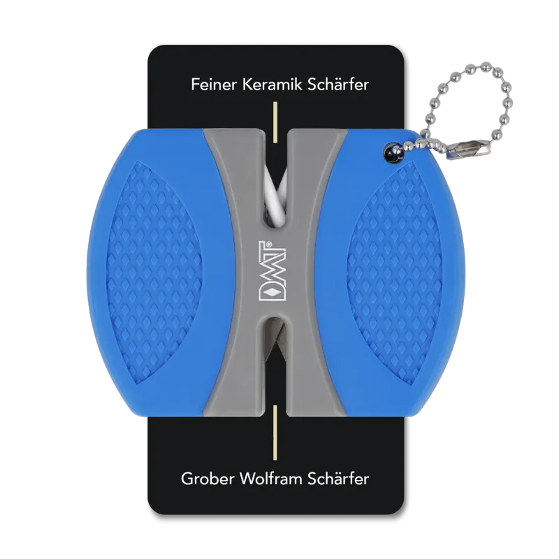 Sacki-Mini Essential, D2, Schwarz, Rockfinish + DMT PocketSharp