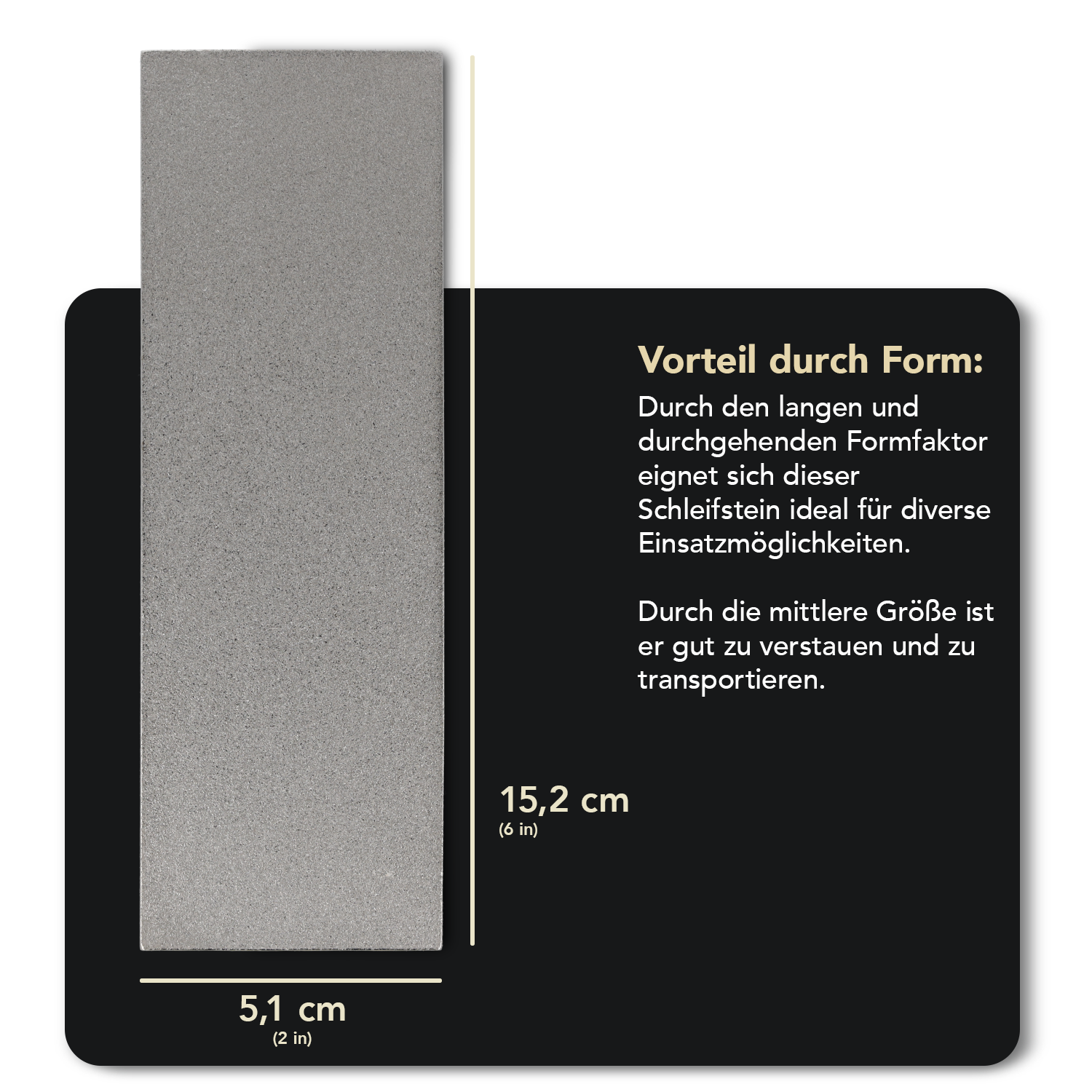 Dia-Sharp® Diamant Schleifstein 6" Fein / Extragrob, D6FX