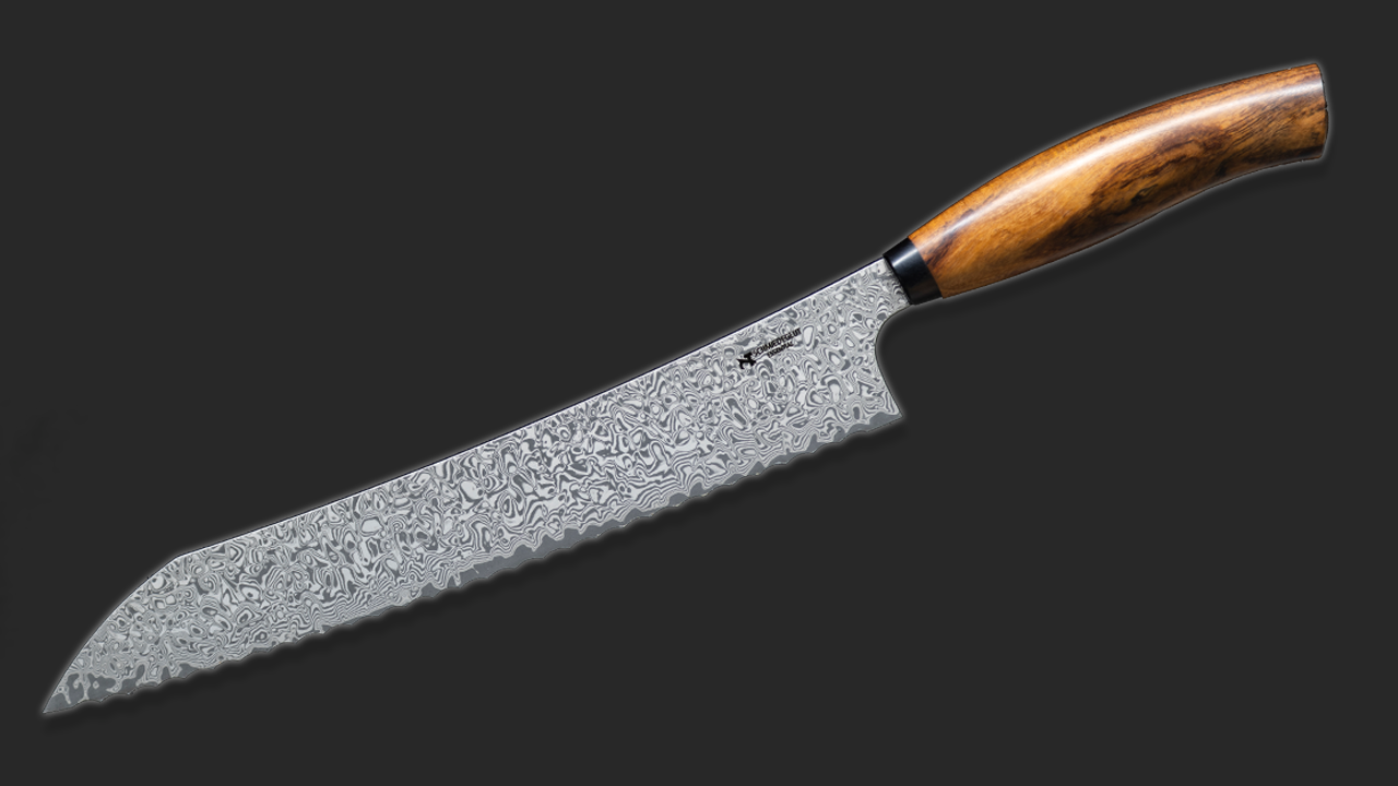 Konfigurator Brotmesser Essential Kontraststark geätzt Wüsteneisenholz