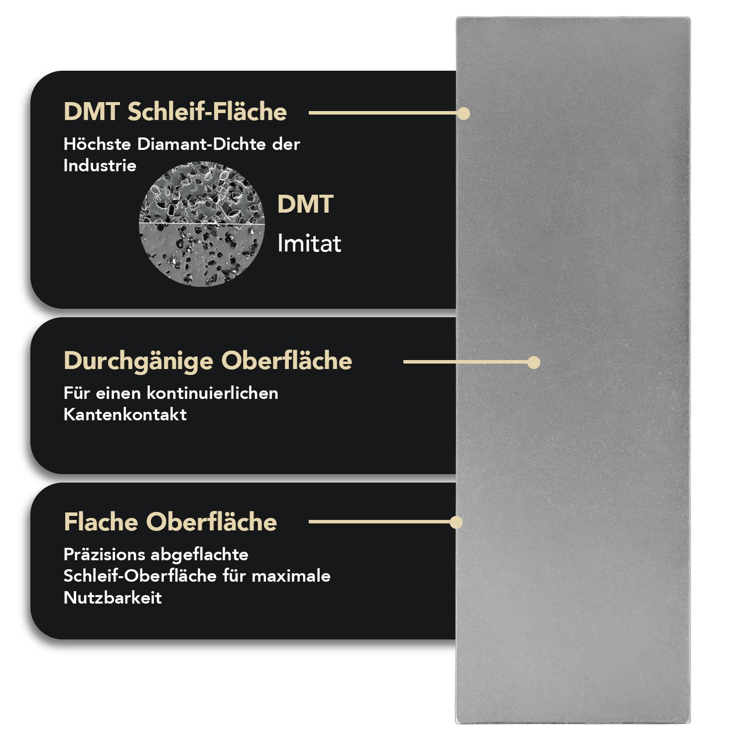 Dia-Sharp® Diamant Schleifstein 6" Fein / Extragrob, D6FX