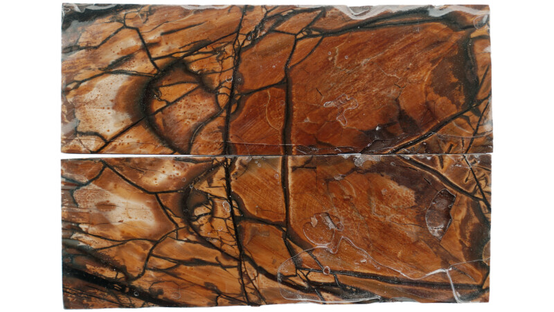 Mammutelfenbein Griffschalen ca. 120×40×6 mm (stabilisiert) - Einzelstück