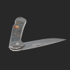 Gourmet Klappmesser Unlimited Konfigurator grau Maserholz Blau (stabilisiert Raffir)