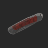 Gourmet Klappmesser Unlimited Konfigurator grau Maserholz Rot (stabilisiert Raffir)