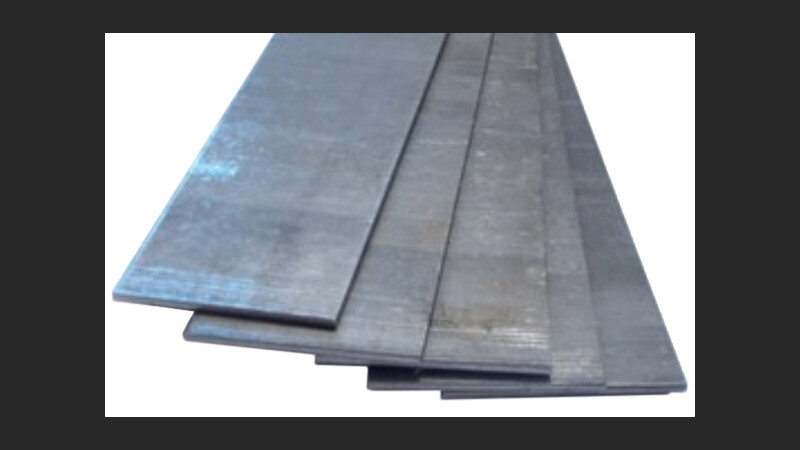 1.2379 (D2 / rostfreier Messerstahl) zunderfrei Dicke 4,5mm / Breite 60mm / Länge 1000mm