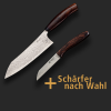 Kleines K&uuml;chenmesser Set mit Sch&auml;rfer