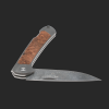 Gourmet Klappmesser Unlimited Konfigurator grau Maserholz Natur (stabilisiert Raffir)
